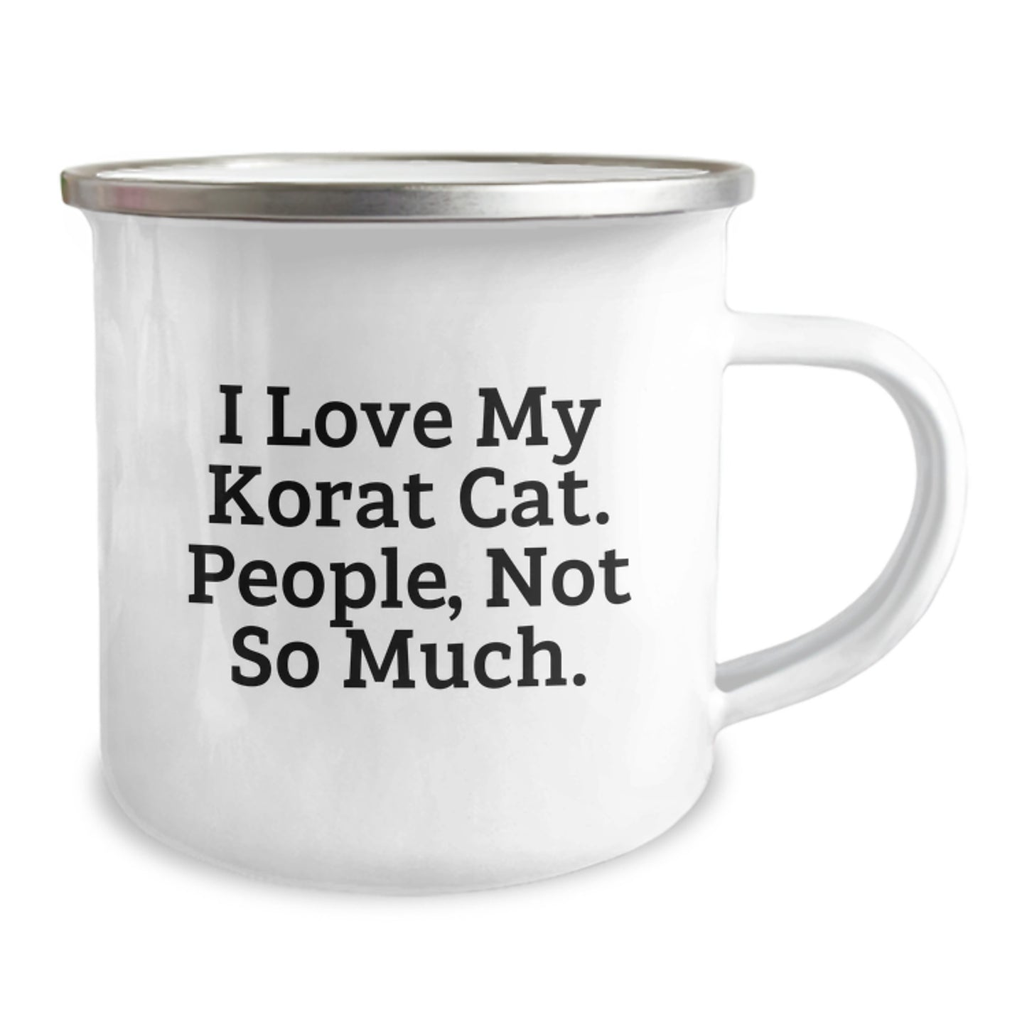 Funny Korat Cat Gifts for Men Gifts from Family - I Love My Korat Cat, People Not So Much, Christmas Unique Mugs - Image 2