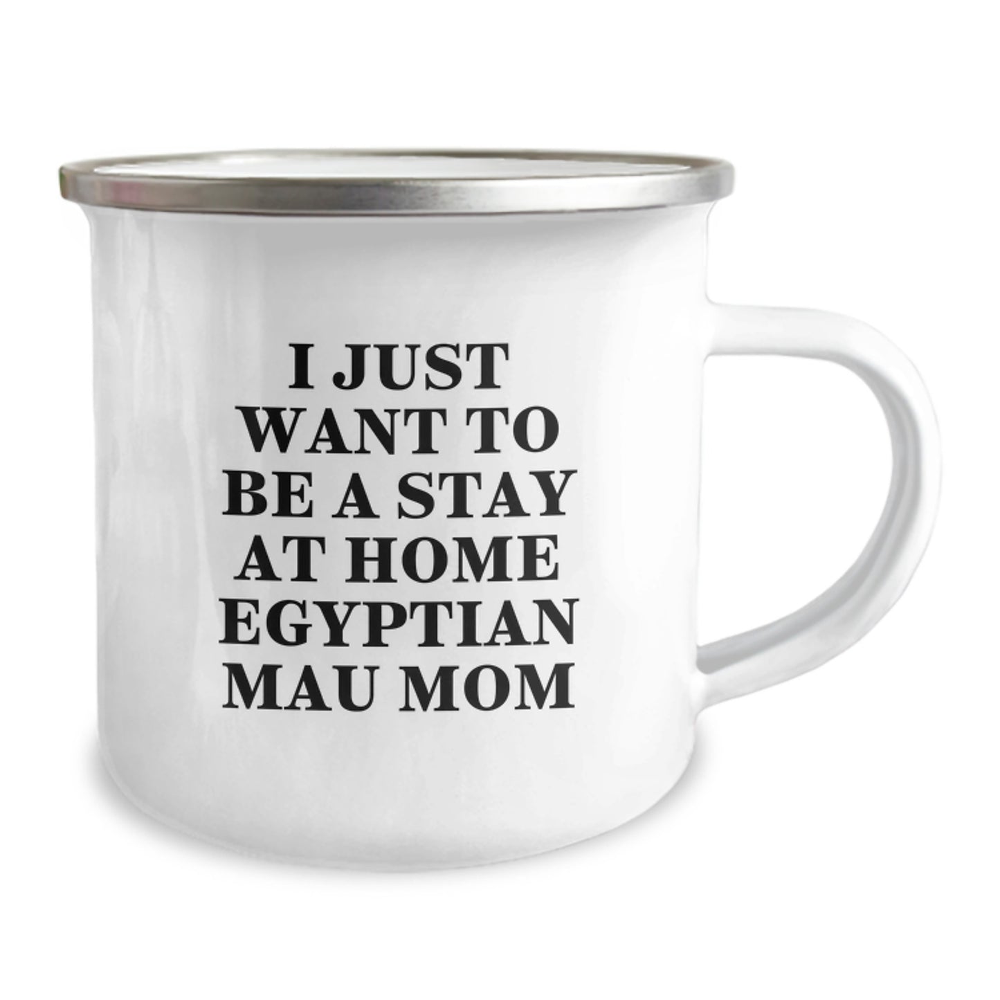 Funny Egyptian Mau Cat Lover Gifts from Mom to Daughter Egyptian Mau Cat Enthusiast Christmas Unique Mug for Homebody Mom - Image 2
