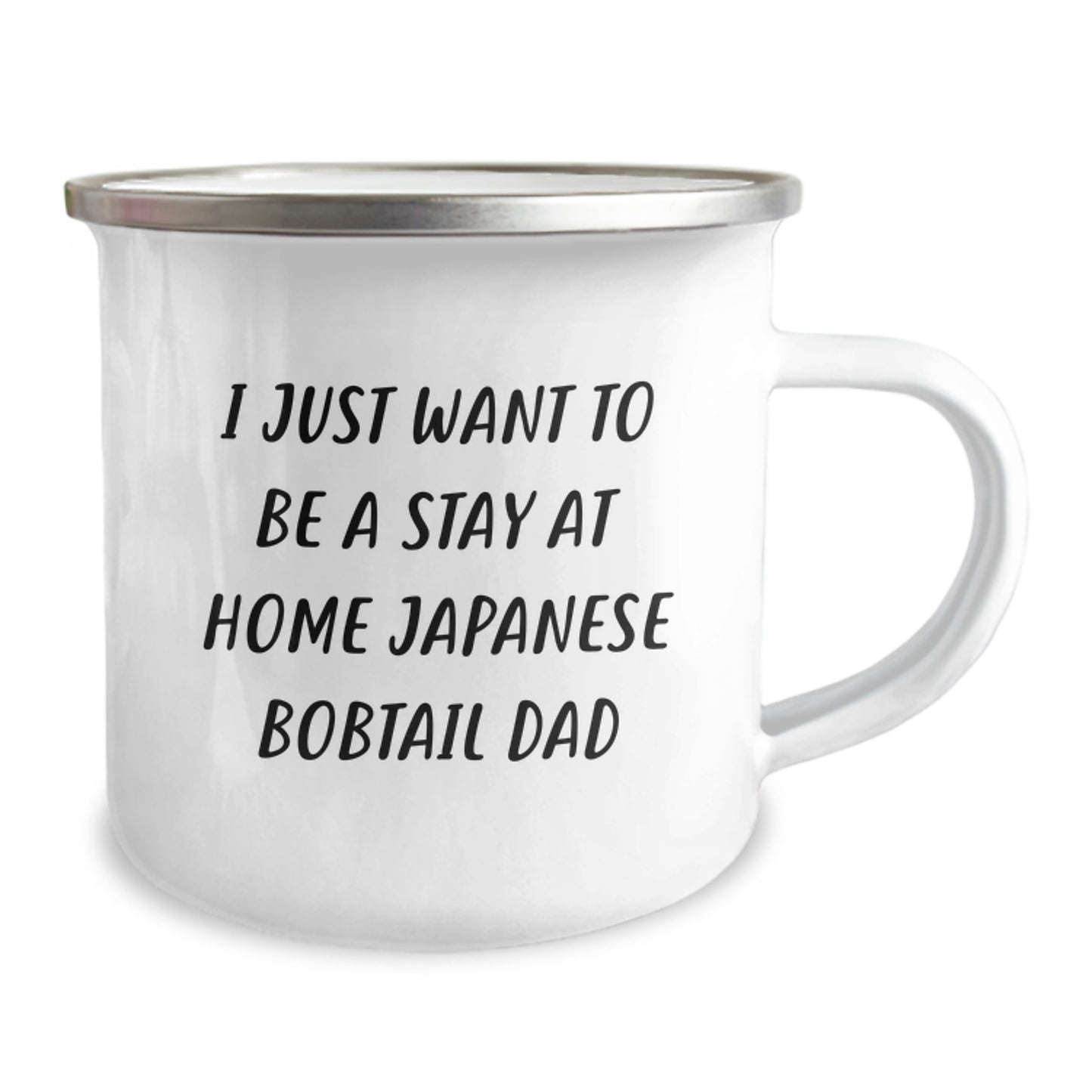 Funny Gifts from Men for Japanese Bobtail Cat Dad - I Just Want To Be A Stay At Home Japanese Bobtail Dad Graduation Unique Gifts for Friends - Image 2