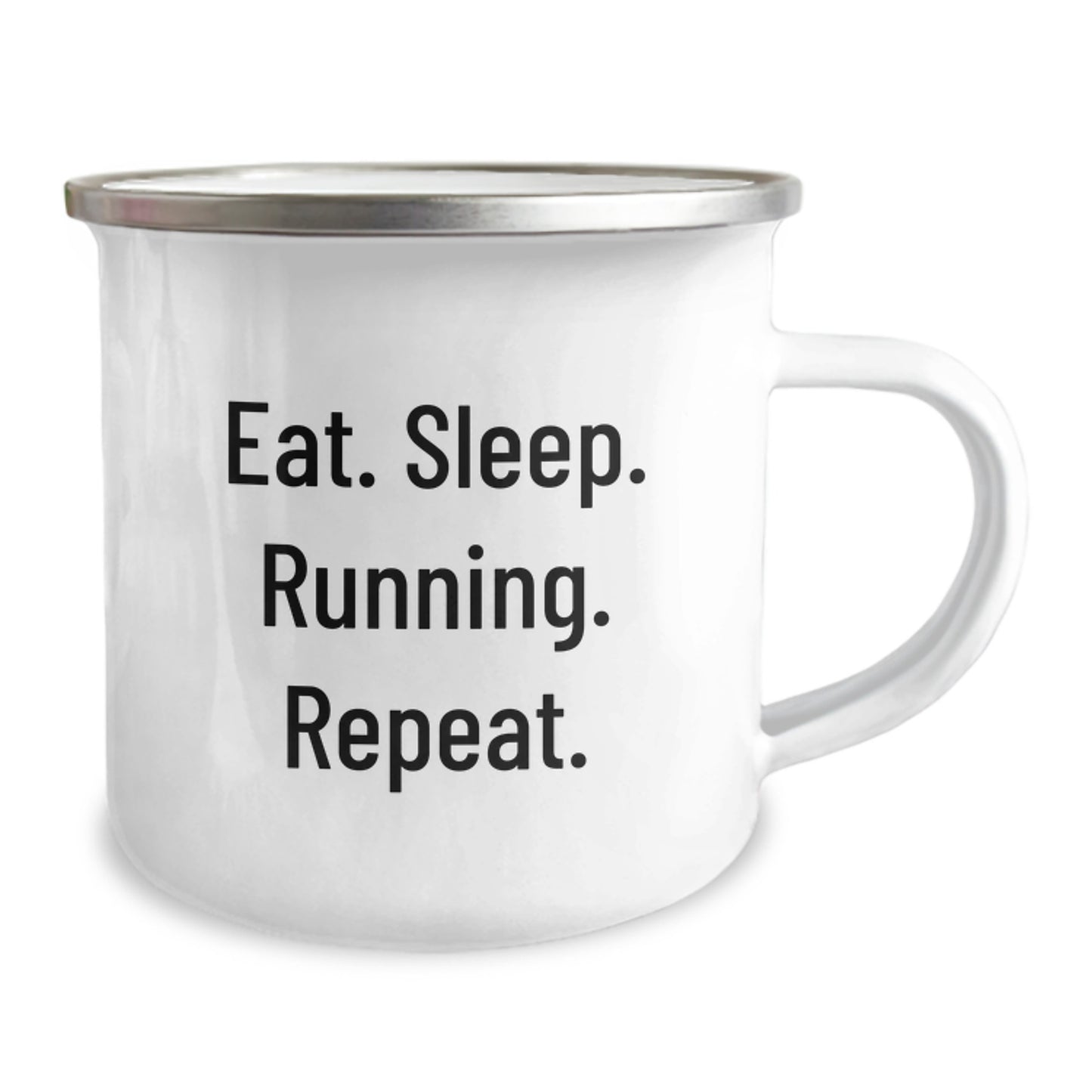 Funny Running Gifts from Friends - Eat. Sleep. Running. Repeat. Graduation Unique Present for Running Men - Image 2