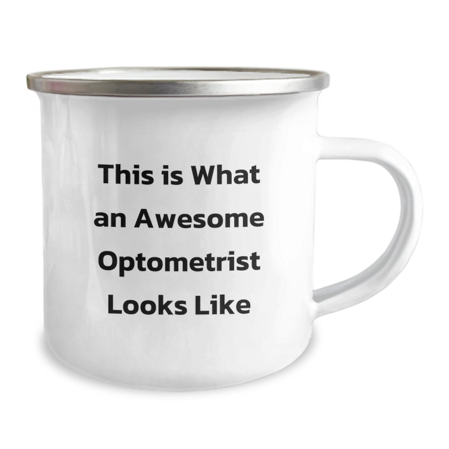 Funny Gifts from Friends for Optometrist Graduation Unique Camping Mugs - This Is What An Awesome Optometrist Looks Like - Image 2