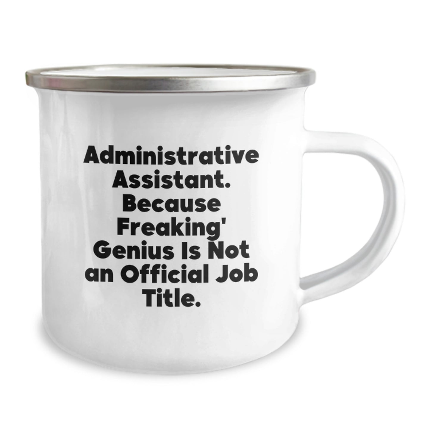 Funny Gifts from Friends for Administrative Assistant, Camping Mug with Inspirational Quote, Perfect Graduation Unique Gifts for Her - Image 2