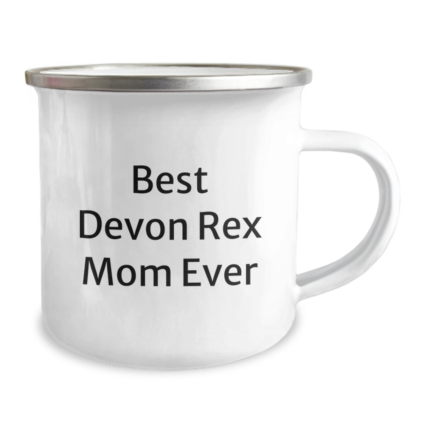 Funny Devon Rex Cat Mom Gifts for Birthday - 'Best Devon Rex Mom Ever' Camping Mug for Friends, Family, or Coworkers - Image 2