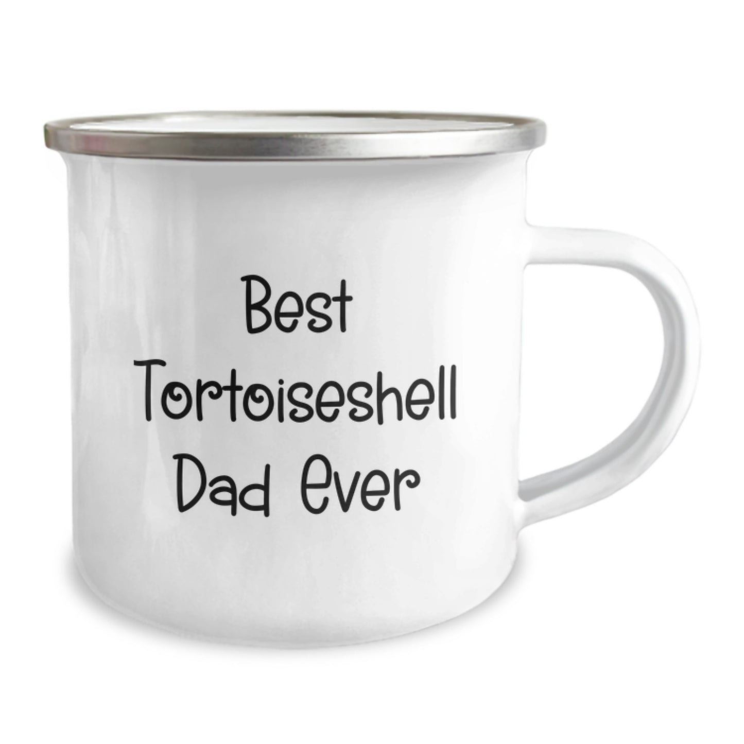Funny Tortoiseshell Cat Gifts for Dad, Best Tortoiseshell Dad Ever Camping Mug, Unique Birthday Unique Gifts from Men to Family, Friends, and Coworkers - Image 2