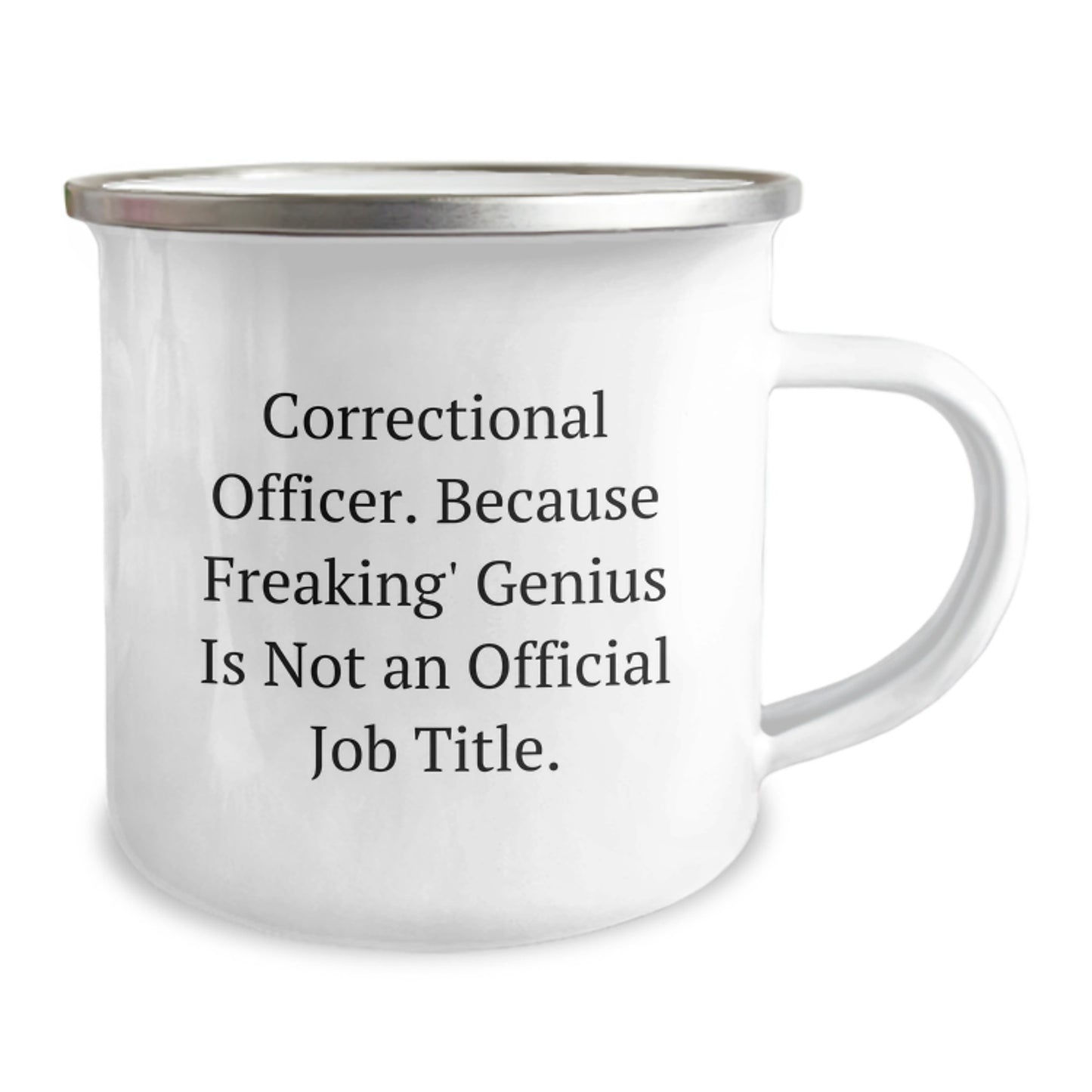 Funny Correctional Officer Gifts, Gifts from Friends, Camping Mug for Correctional Officer, Inspirational Quote for Graduation, Correctional Officer Unique Gifts for Him - Image 2