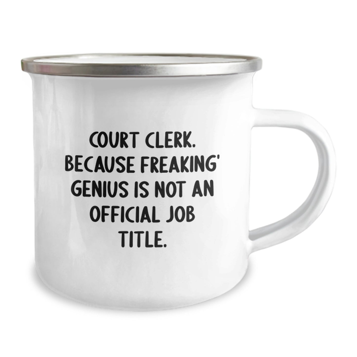 Funny Court Clerk Gifts, Camping Mug for Court Clerk, Unique Court Clerk Christmas Unique Gifts from Friends and Family - Image 2
