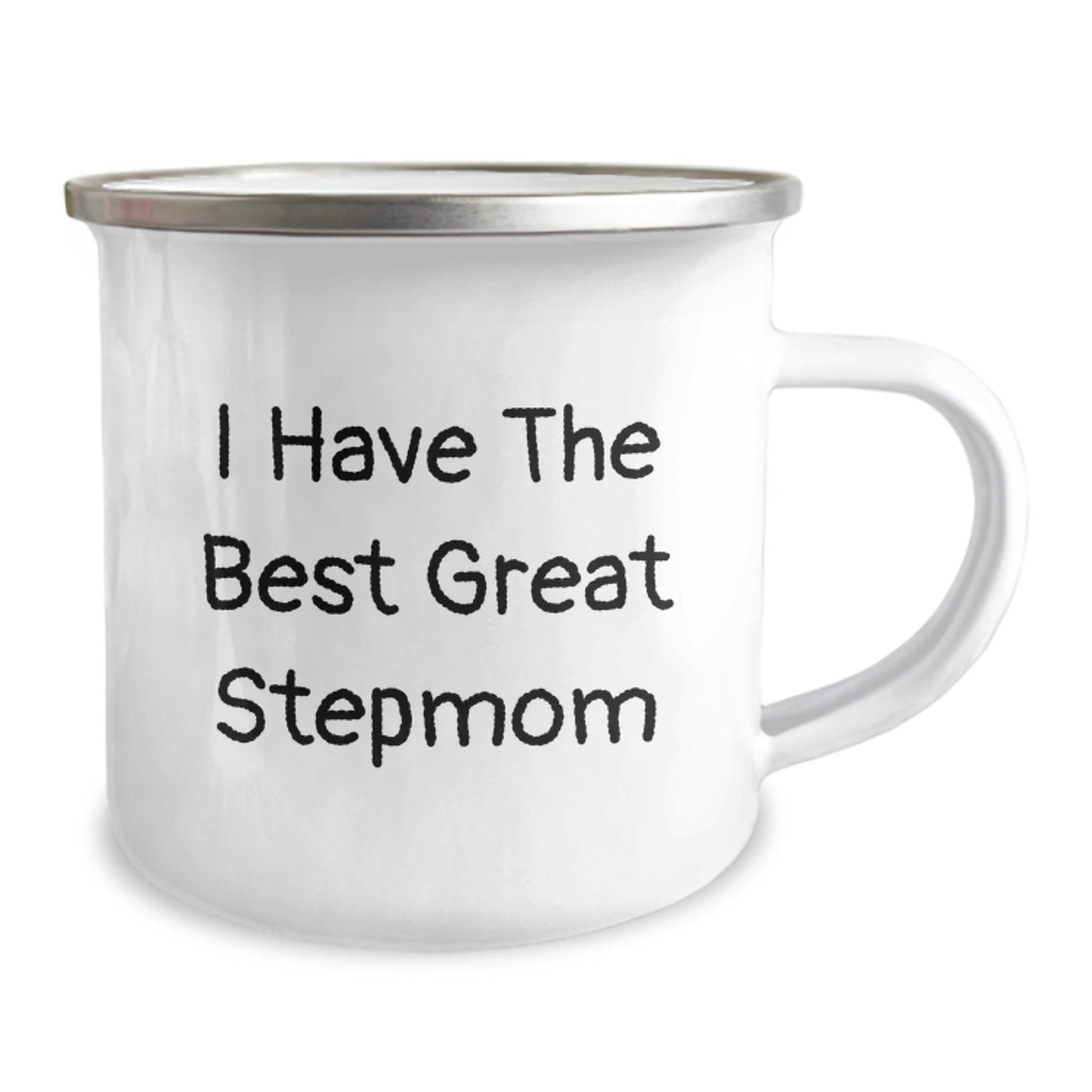 Funny Stepmom Gifts, Great Stepmom Camping Mug for Her, Unique Mother's Day Unique Gifts from Men - Image 2