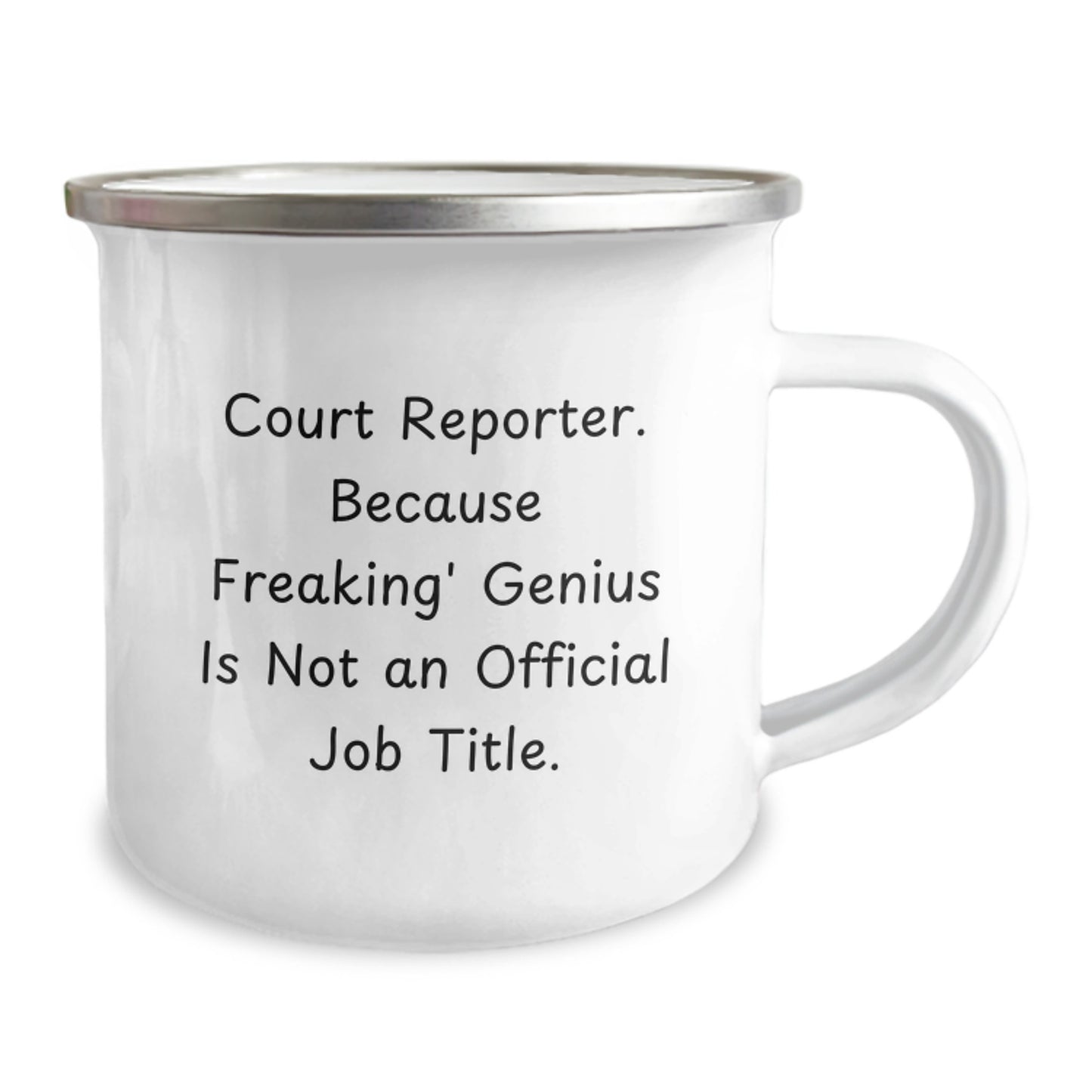 Court Reporter Gifts from Friends, Funny Camping Mug for Court Reporter, Birthday Unique Gifts for Her - Image 2