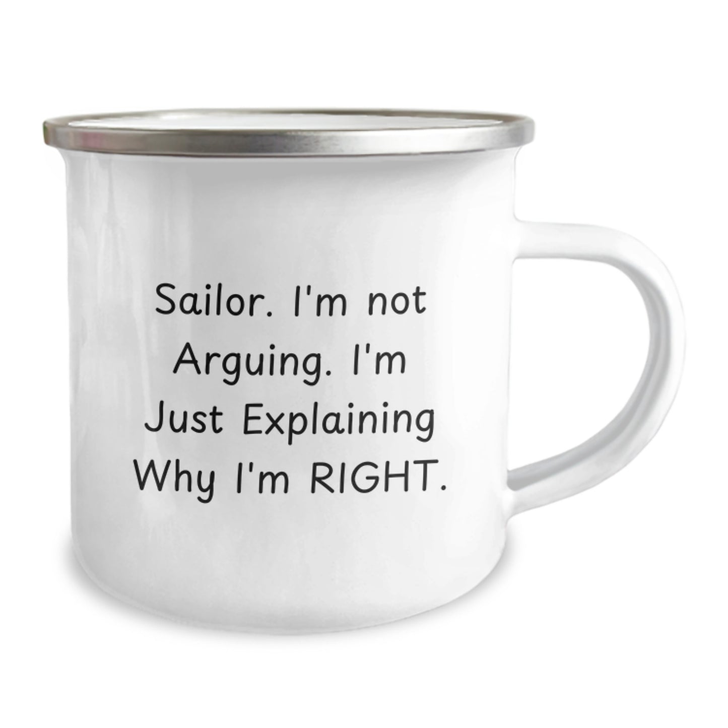 Funny Sailor Gifts from Family for Christmas Unique Presents, Funny Camping Mug for Sailor Men, Funny Quote Sailor Christmas Unique Gifts - Image 2