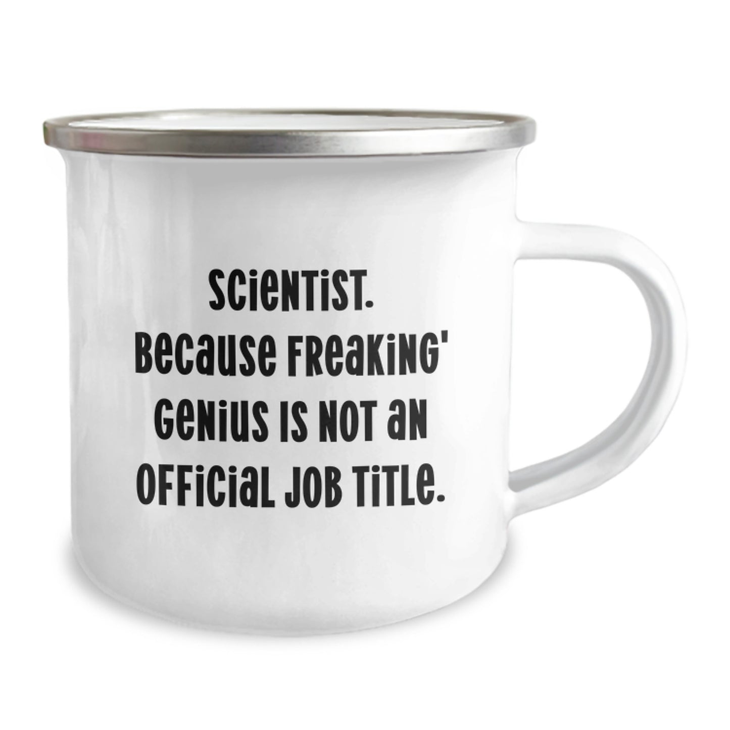 Funny Scientist Gifts for Men - Unique Birthday Presents from Friends for the genius in Your Life - Scientist Camping Mug with Quote - Image 2