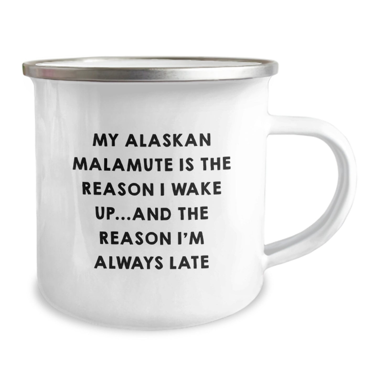 Funny Alaskan Malamute Dog Birthday Unique Gifts for Men - Camping Mug Gifts from Family - Image 2