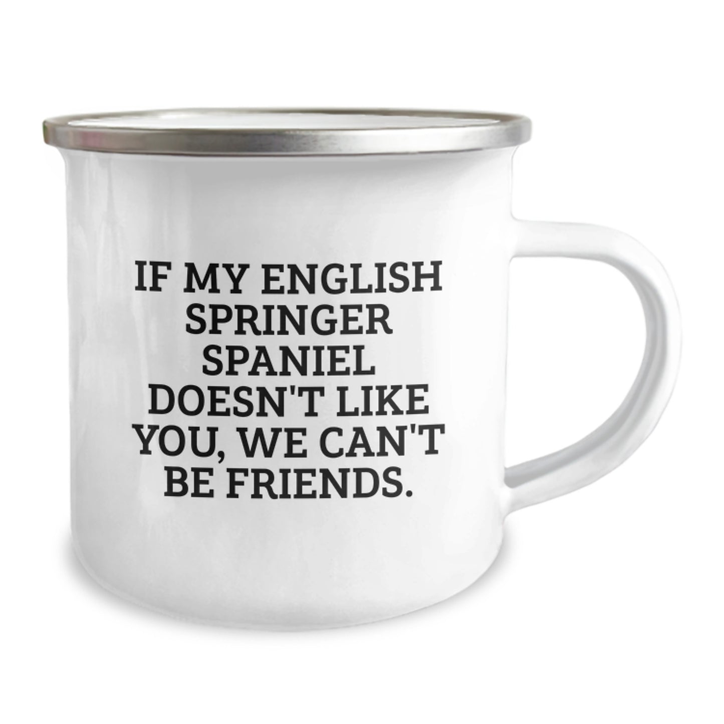 Funny English Springer Spaniel Dog Camping Mug Gifts from Friends for Birthday Unique - Image 2