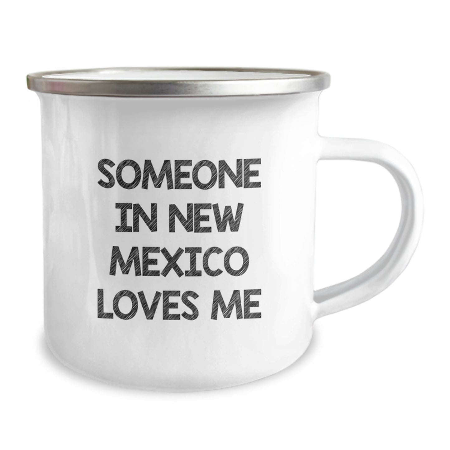New Mexico Camping Mug - Someone In New Mexico Loves Me Funny Birthday Unique Gifts from Friends to Family - Image 2