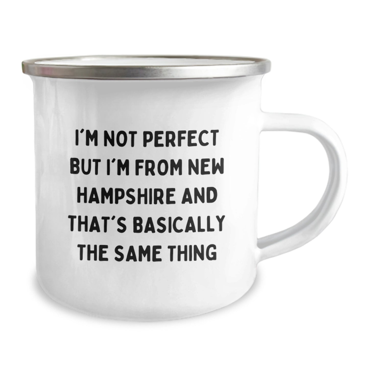New Hampshire Camping Mug, Funny Quote Gifts for New Hampshire Men, Valentine's Unique Gifts from Friends to Family - Image 2