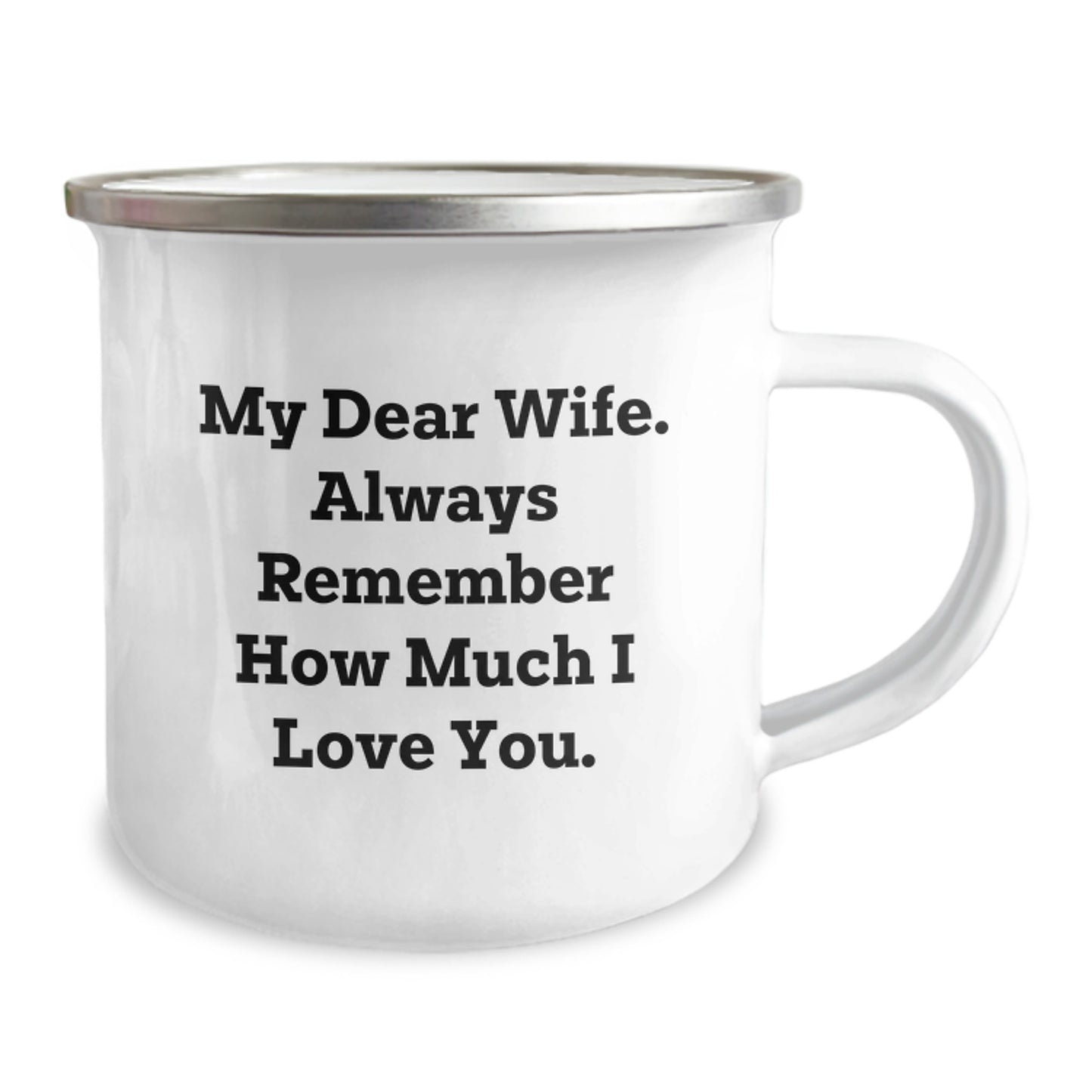 Funny Wife Gifts from Husband, Cute Camping Mug with Inspirational Quote for Graduation Unique Gifts, Gifts for Wife - Image 2