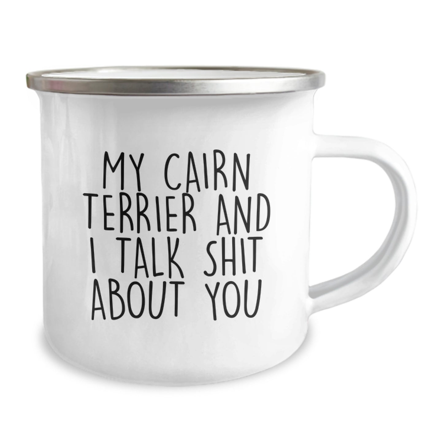 Funny Cairn Terrier Dog Gifts - My Cairn Terrier And I Talk Shit About You - Valentine's Unique Gifts for Cairn Terrier Dog Lovers from Friends - Image 2