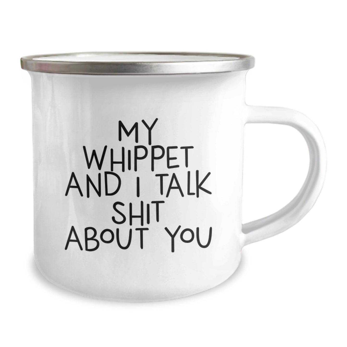 Funny Whippet Dog Lover Camping Mug Gifts from Friends for Men Women Christmas Unique Presents - Image 2