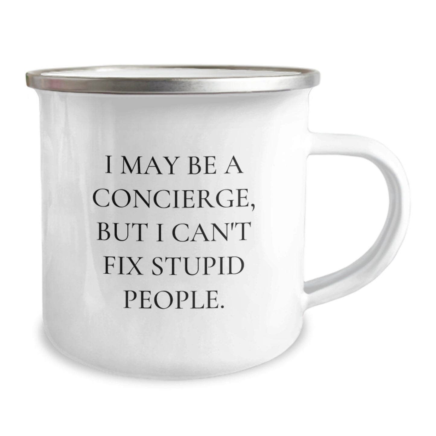 Concierge Humor Gifts from Friends to Family - Funny Camping Mug for Concierge Services - Image 2