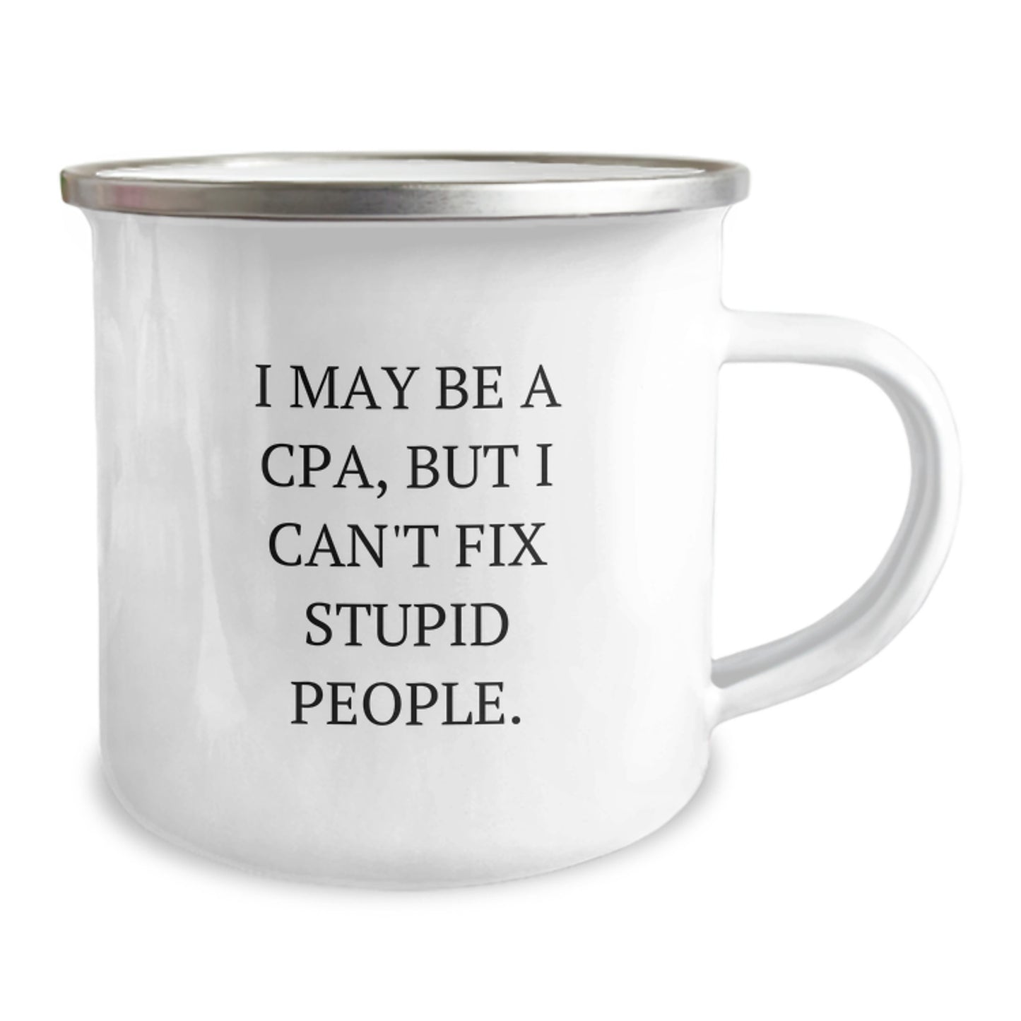 Funny CPA Gifts for Men from Friends, Birthday Unique Gifts for CPAs, Camping Mug with 'I May Be A Cpa' - Image 2