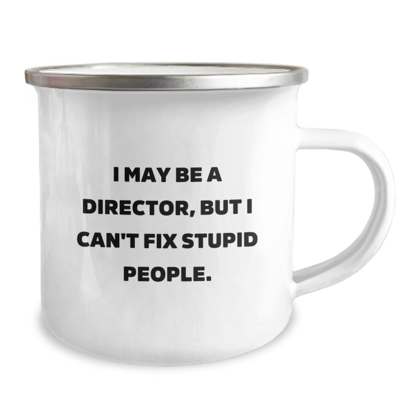 Funny Director Gifts from Men - Director Mom Unique Gifts for Director - Camping Mug for Director - I May Be A Director, But I Can't Fix Stupid People - Image 2