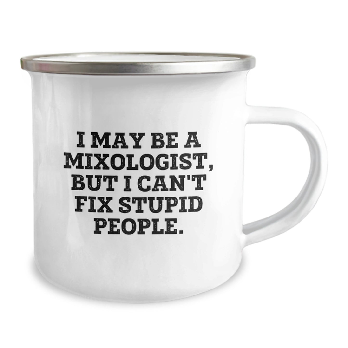 Funny Mixologist Gifts for Friends from Men - Birthday Unique Gifts for Men Mixologist - Camping Mug - Image 2