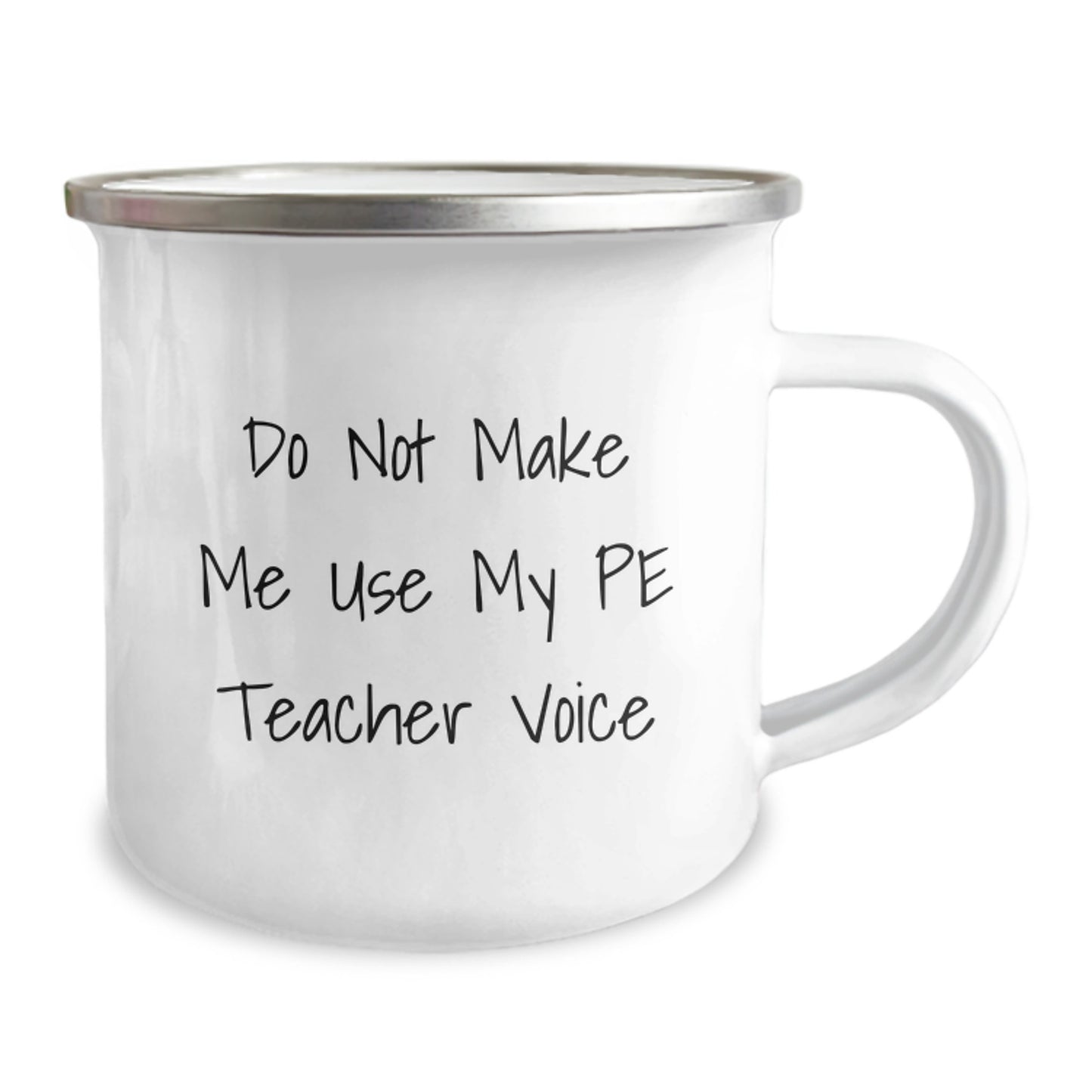 Funny PE Teacher Gifts from Friends - Camping Mug for PE Teacher Birthday Unique - Image 2
