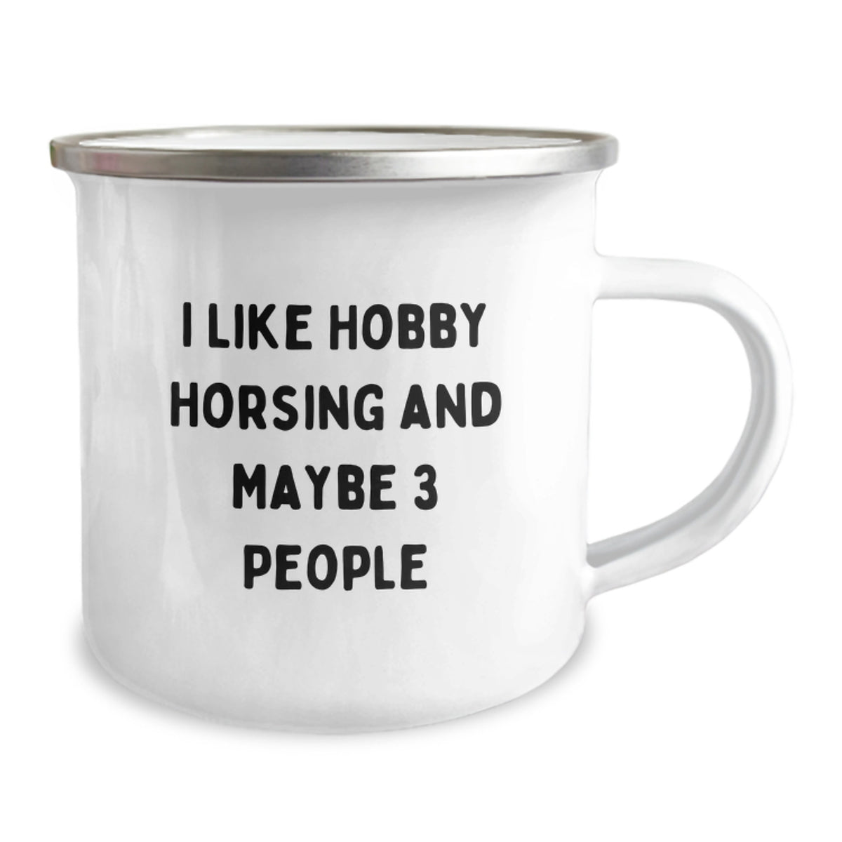 Hobby Horsing Gifts from Friends, Funny 'I Like Hobby Horsing And Maybe 3 People' Camping Mug for Men - Perfect Graduation Unique Gifts - Image 2