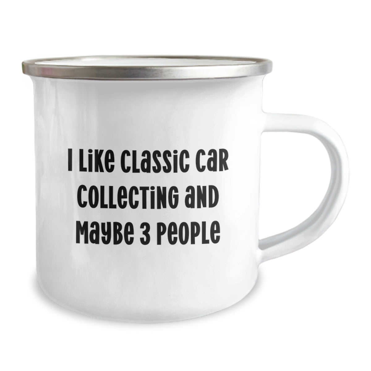 Funny Classic Car Collecting Gifts for Men, Camping Mug with I Like Classic Car Collecting And Maybe 3 People, Unique Graduation Gifts from Friends - Image 2