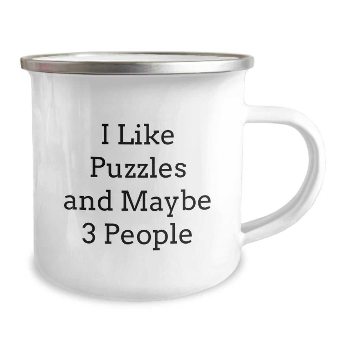 Funny Puzzle Lover Graduation Unique Gifts for Friends from Men, Puzzles Camping Mug for Puzzles Enthusiasts, I Like Puzzles And Maybe 3 People - Image 2