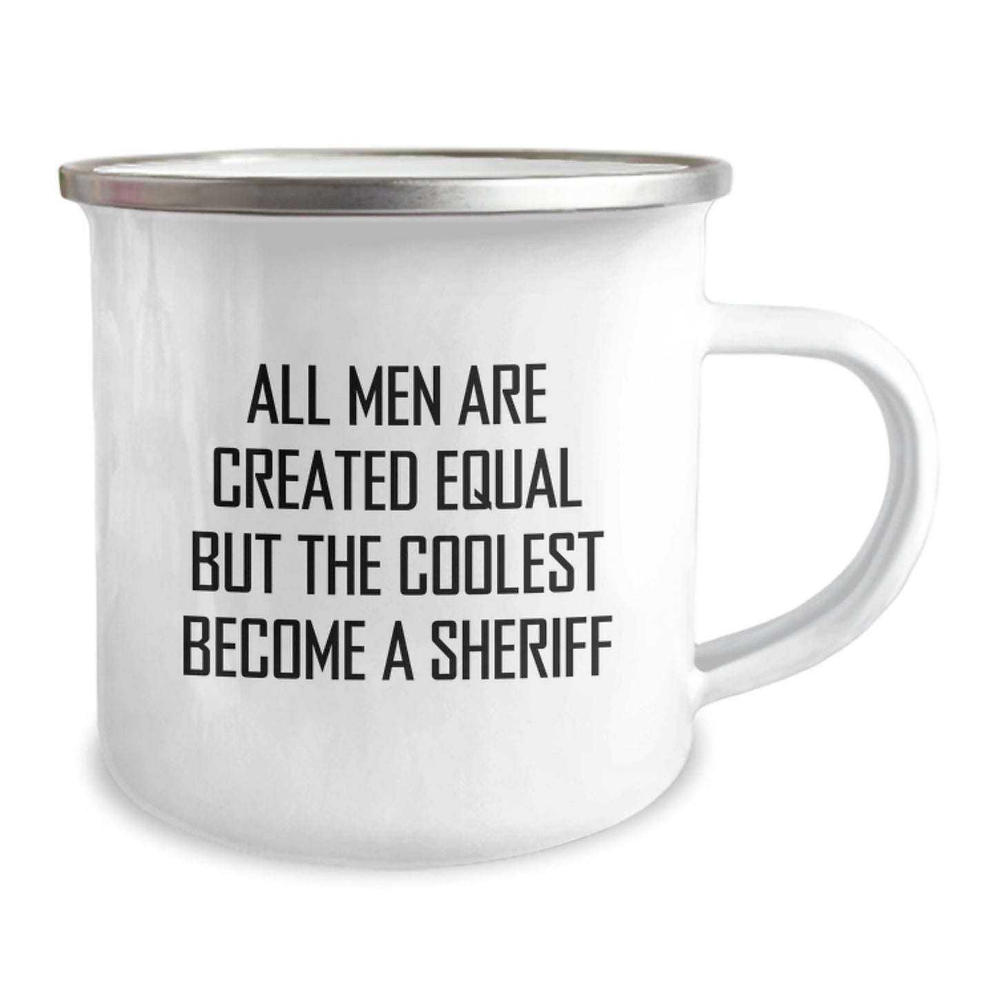 Gifts from Men - Funny Sheriff Camping Mug for Sheriff Lovers on Mother's Day - Inspirational Sheriff Gift - Image 2