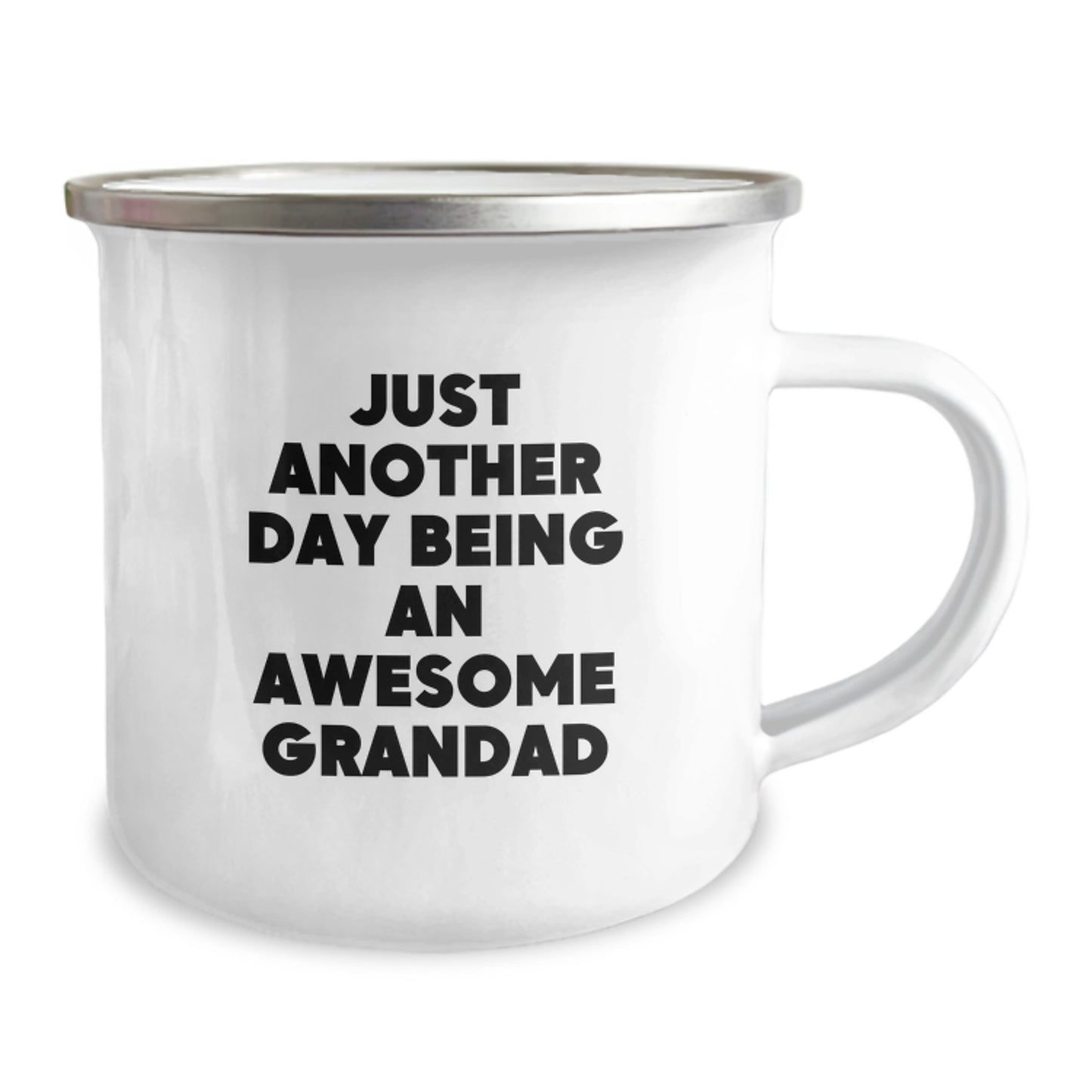 Funny Grandad Camping Mug Gifts from Men for Grandad Just Another Day Being An Awesome Grandad Christmas Unique Gifts - Image 2
