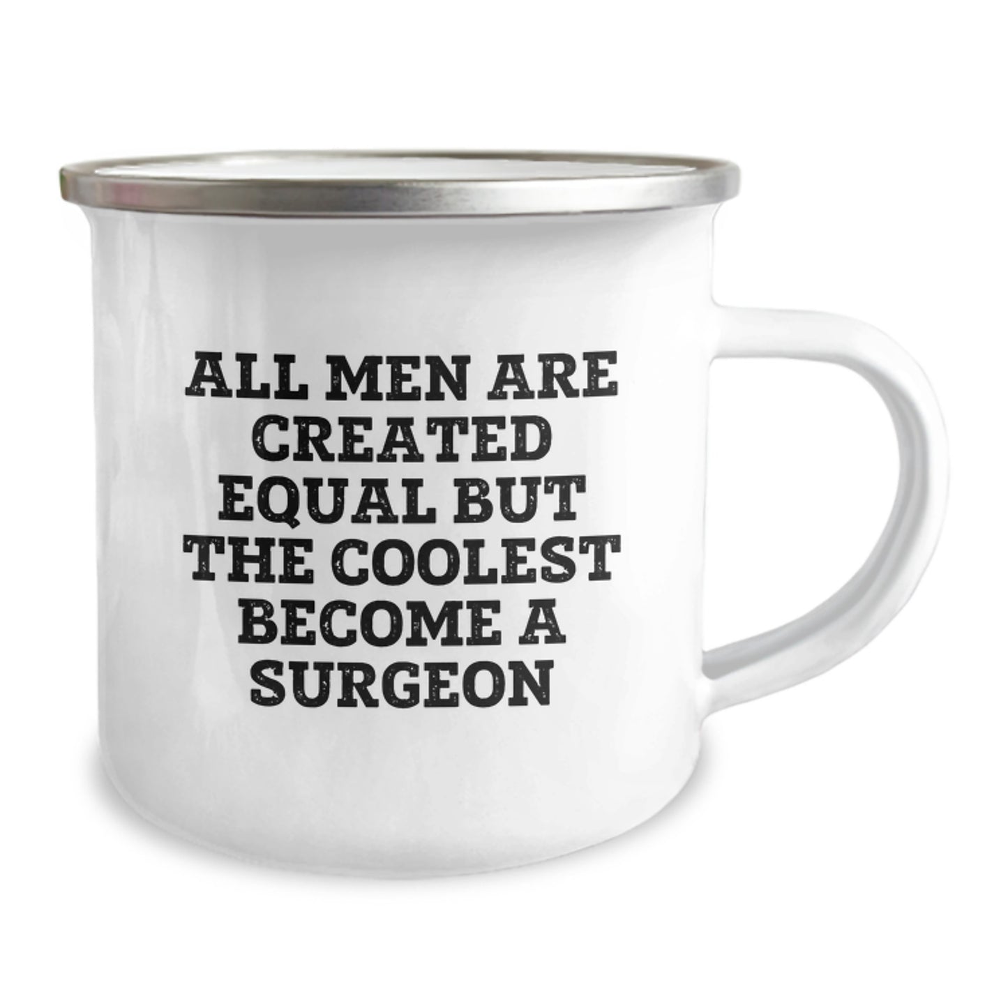 Surgeon Gifts Funny Quote All Men Are Created Equal But The Coolest Become A Surgeon Gifts from Men for Birthday Unique Gifts - Image 2