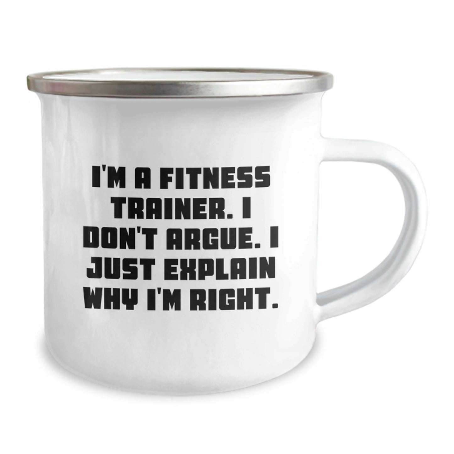Funny Gift for Fitness Trainer, Christmas Unique Mugs for Men, Funny Camping Mugs with Quirky Quotes - Image 2