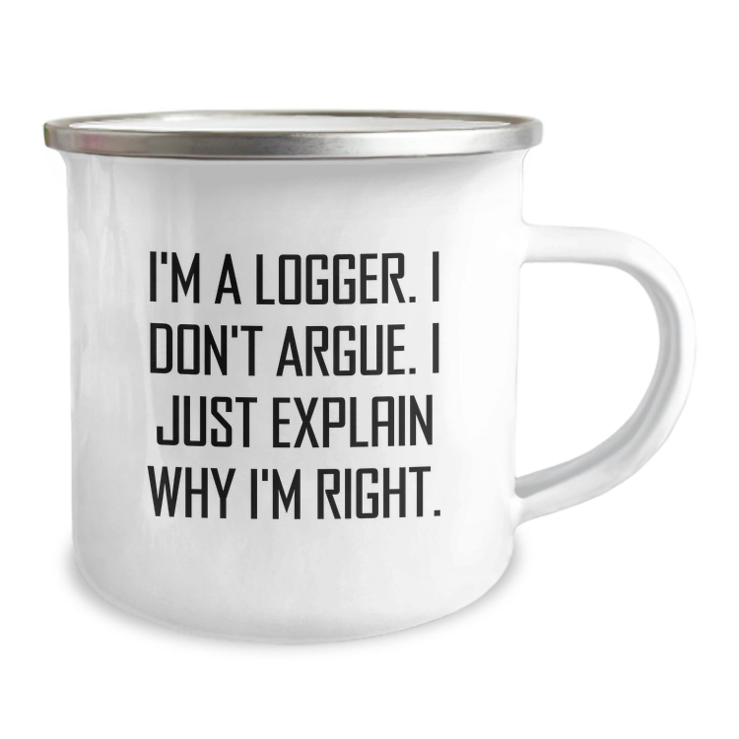 Funny Logger Gifts, I'm A Logger, Unique Christmas Unique Gifts from Friends to Logger for Camping Mug, Perfect Logger Mug - Image 2