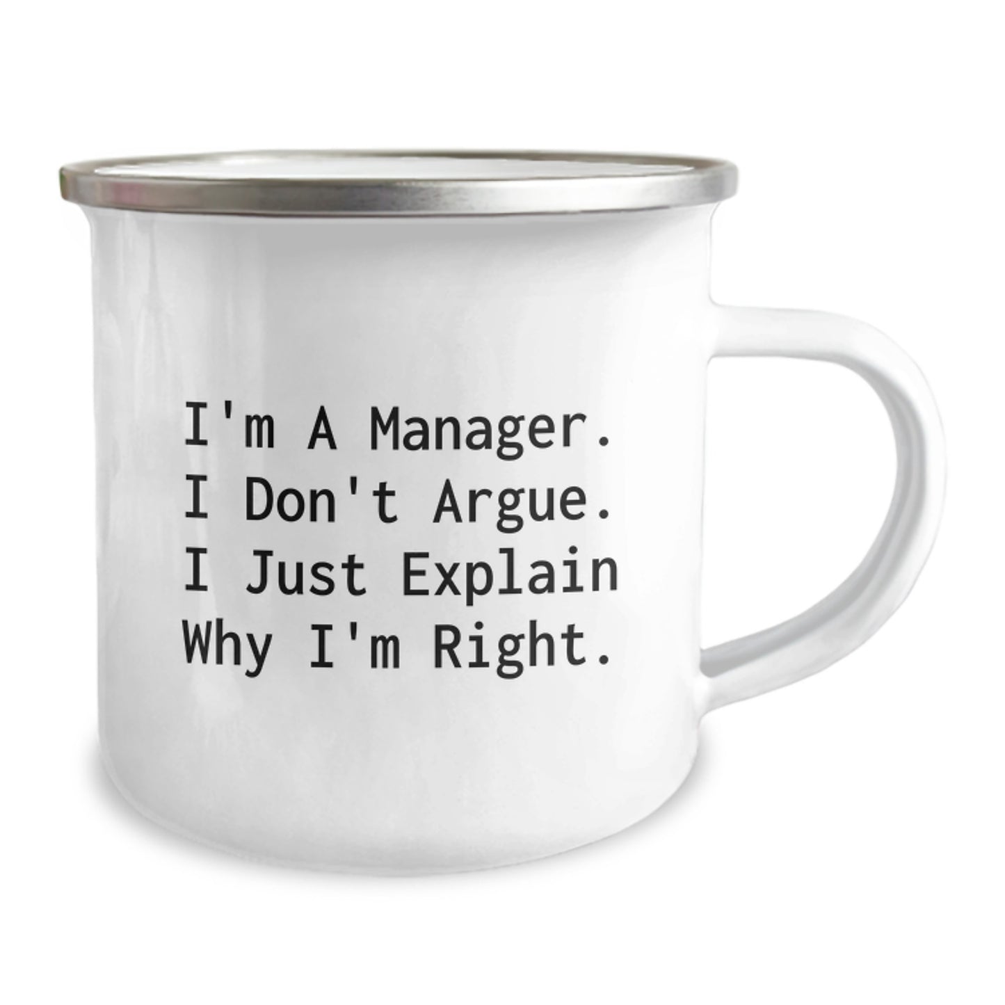 Funny Manager Gifts for Men, Unique Camping Mugs with Inspirational Quote, Christmas Unique Gifts from Friends - Image 2