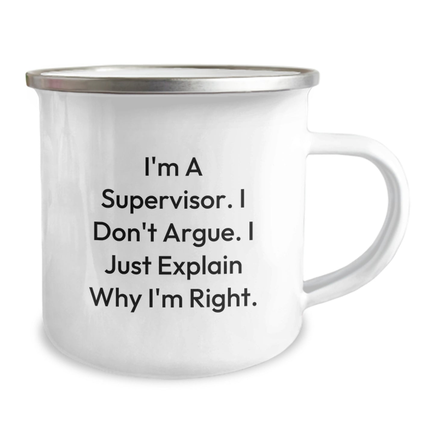 Funny Supervisor Camping Mug Gifts from Family, Friends, or Coworkers for Graduation Unique Gifts - Image 2