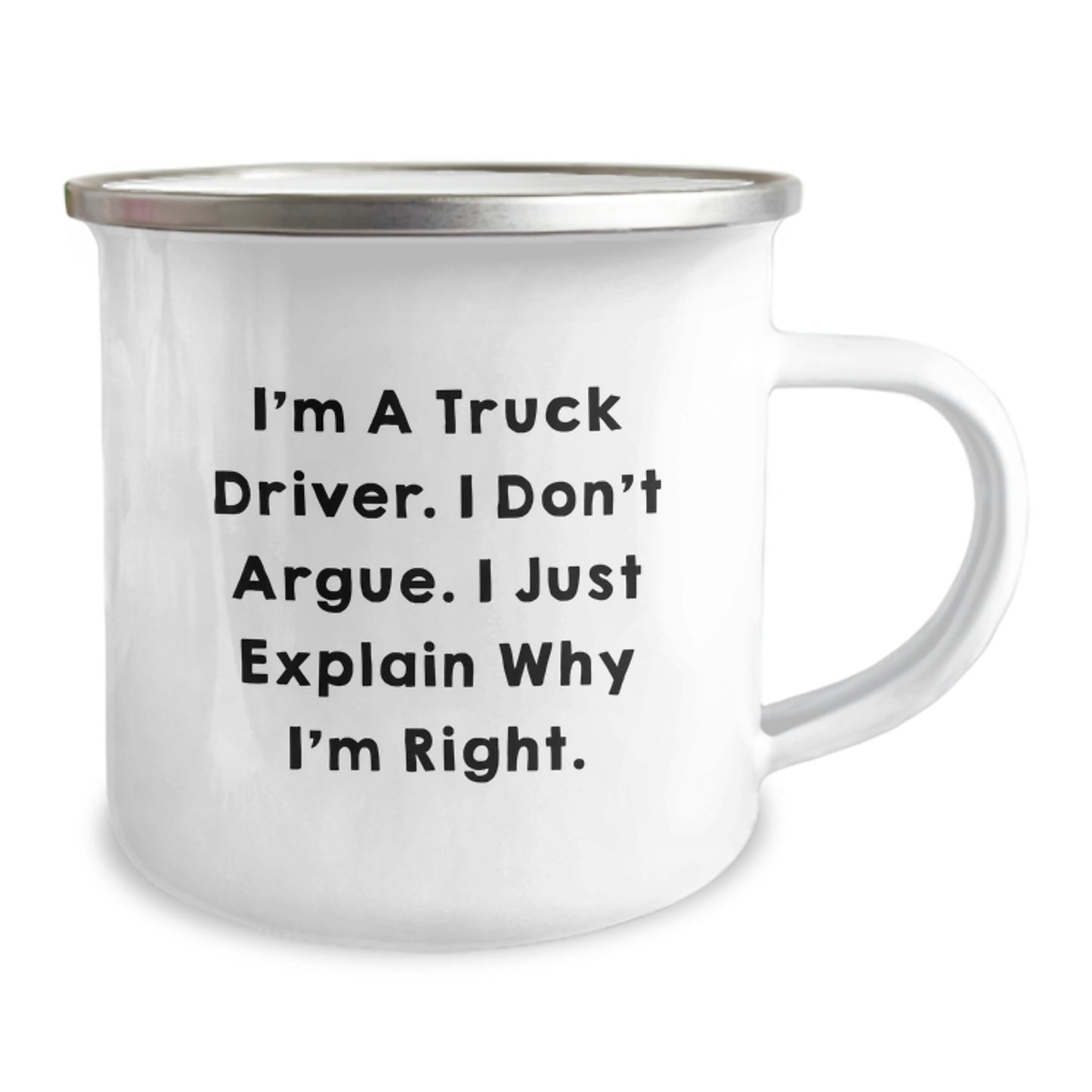 Funny Truck Driver Gifts from Friends - Inspirational Camping Mug for Men at Christmas - Image 2