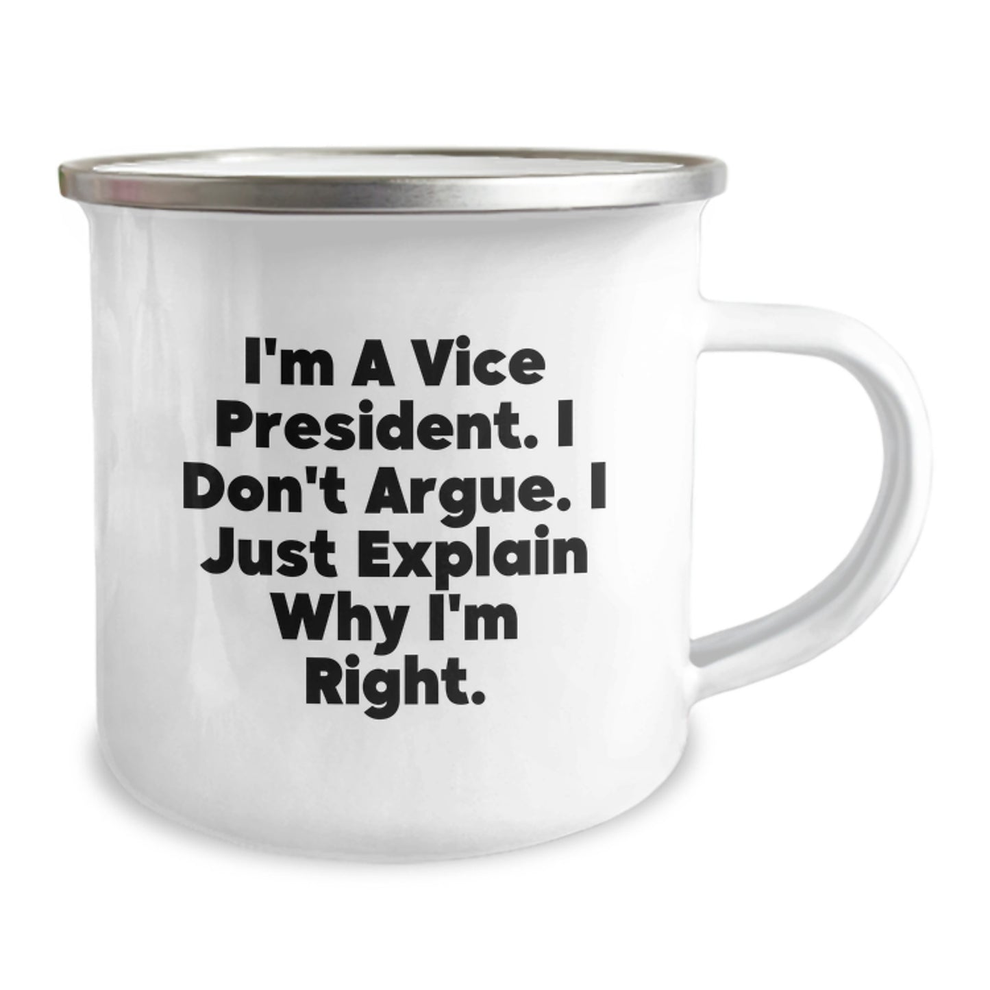 Funny Vice President Gifts for Men, Gifts from Friends to Vice President, Vice President Camping Mug Quote, Funny Christmas Unique Gifts - Image 2