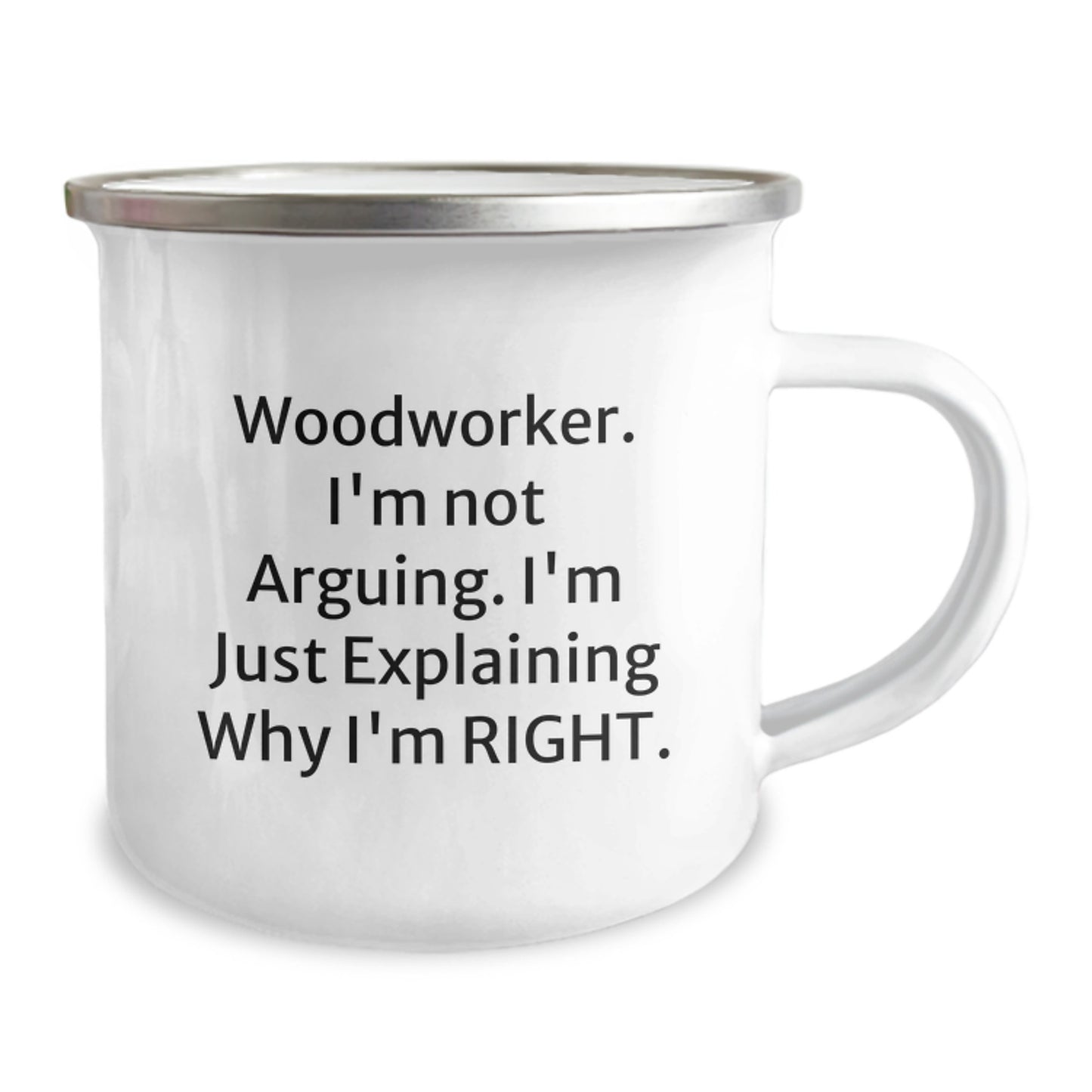 Funny Woodworker Gifts from Friends, Unique Camping Mug for Woodworker, Graduation Unique Gifts for Men - Image 2
