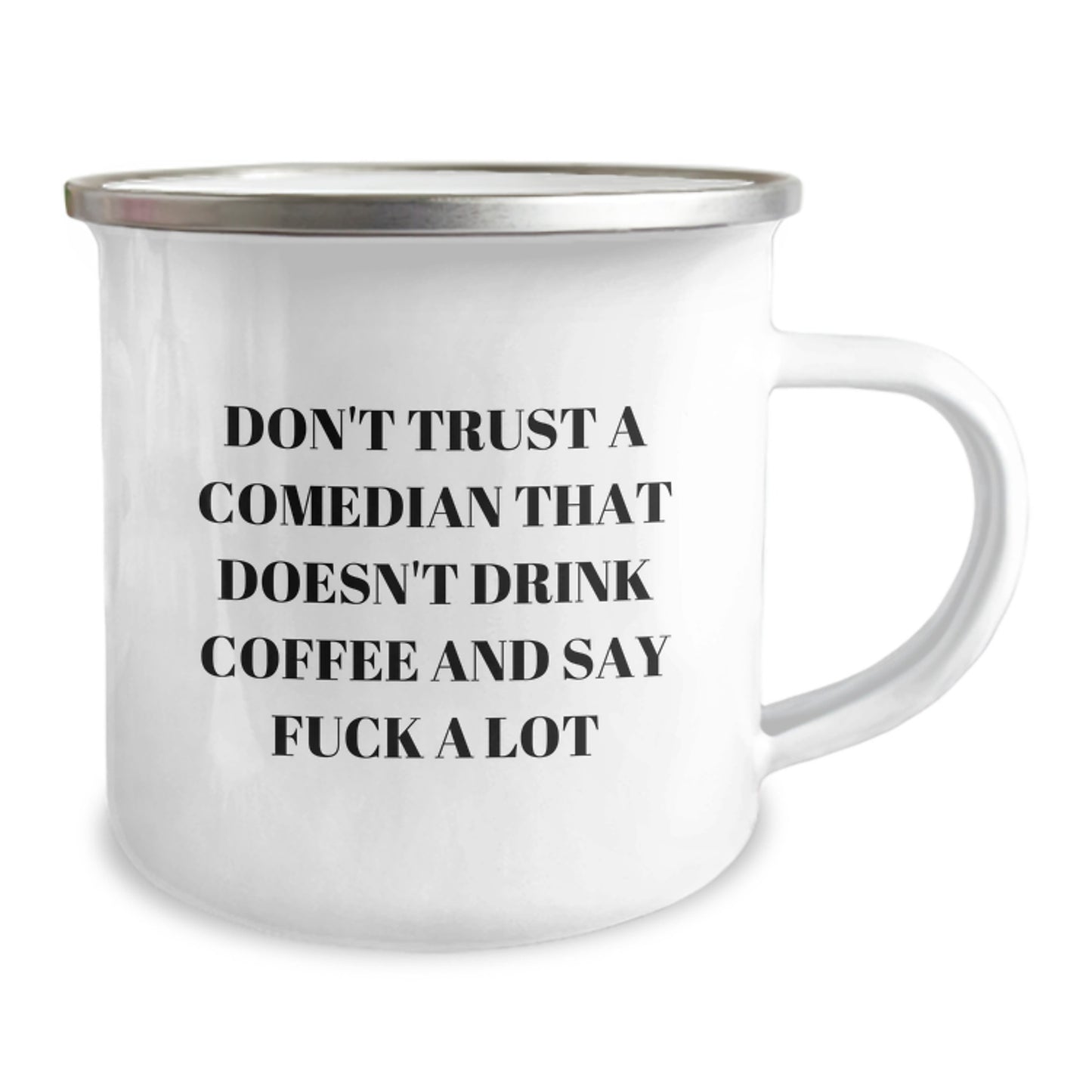 Funny Comedian Gifts from Friends, Comedian Mug for Men, Don't Trust a Comedian That Doesn't Drink Coffee and Say F**k a Lot, Graduation Unique Gifts - Image 2