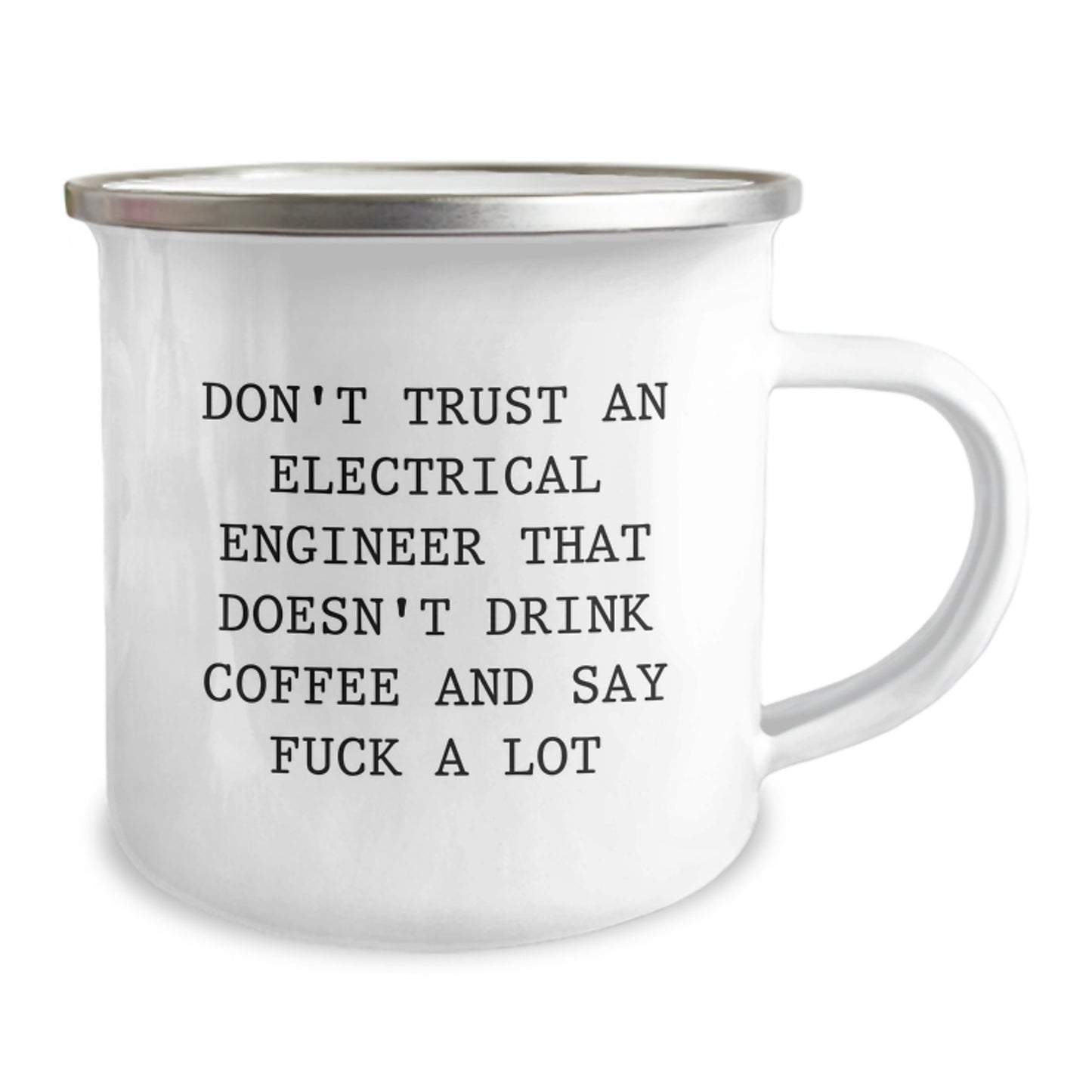 Funny Electrical Engineer Gifts for Men - Don't Trust An Electrical Engineer That Doesn't Drink Coffee And Say F--k A Lot - Graduation Unique Gifts from Friends - Image 2
