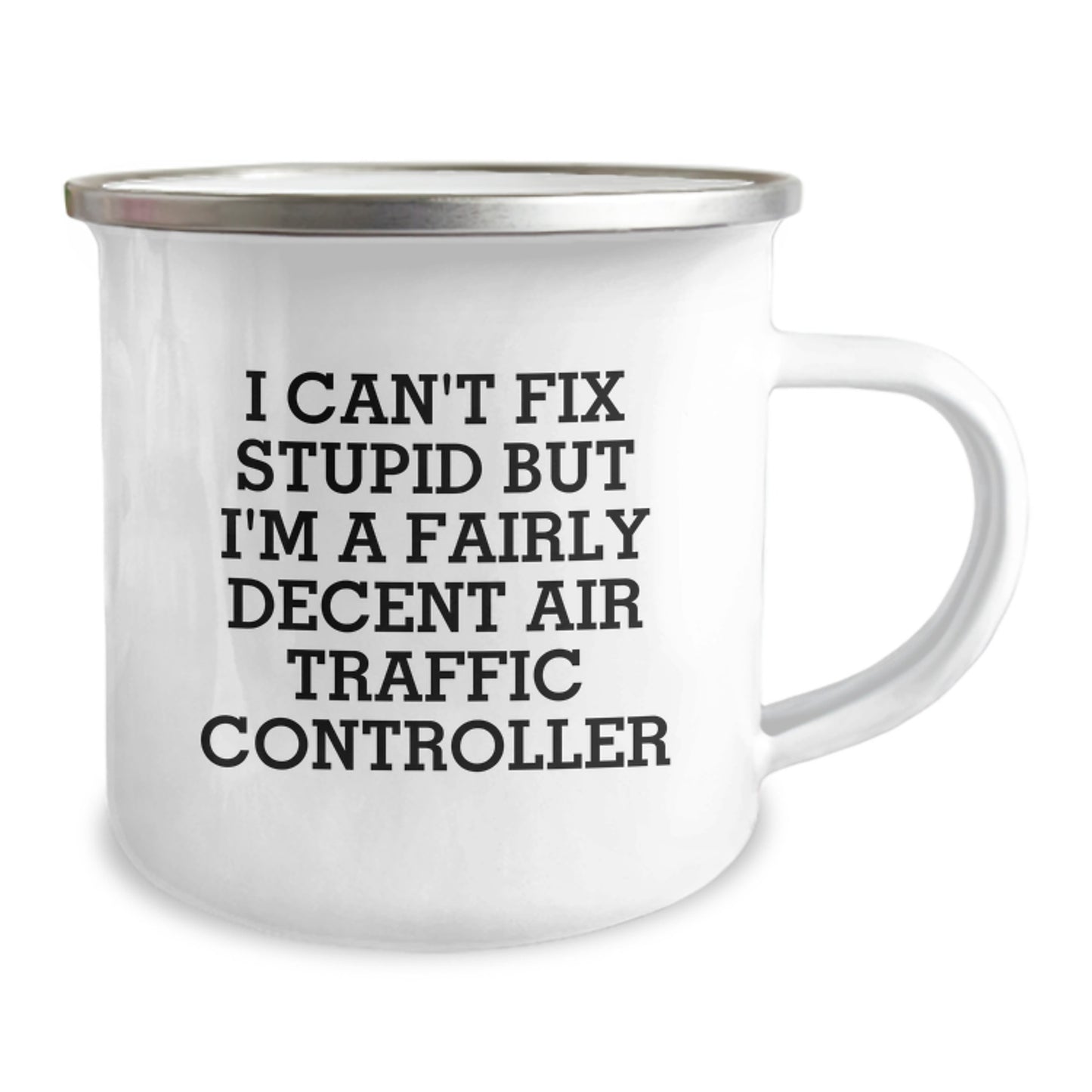 Fairly Decent Air Traffic Controller Gifts for Men - Funny Camping Mug for Air Traffic Controller Graduation - Image 2