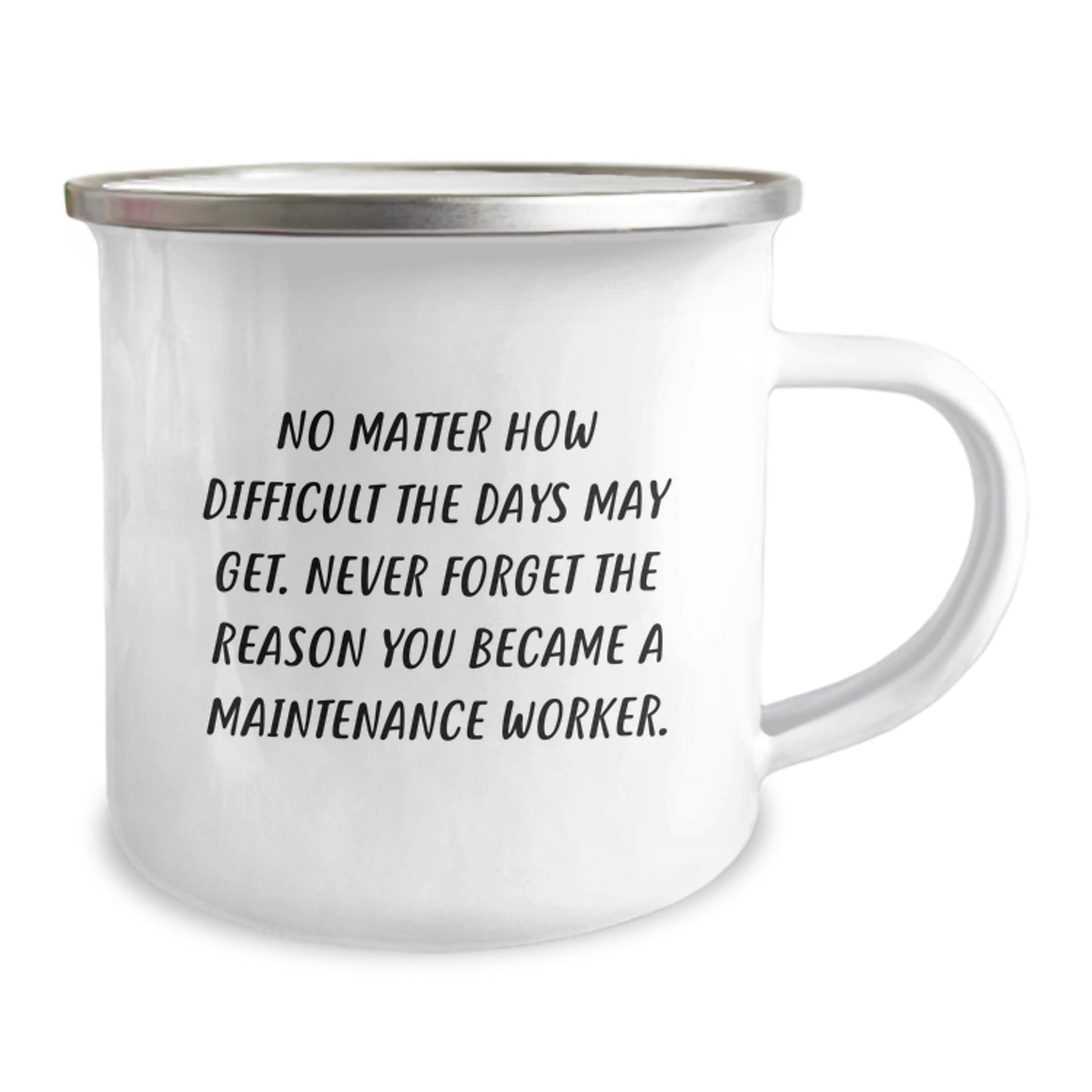 Maintenance Worker Graduation Unique Gifts for Men Camping Mug Funny Quote from Family - Image 2