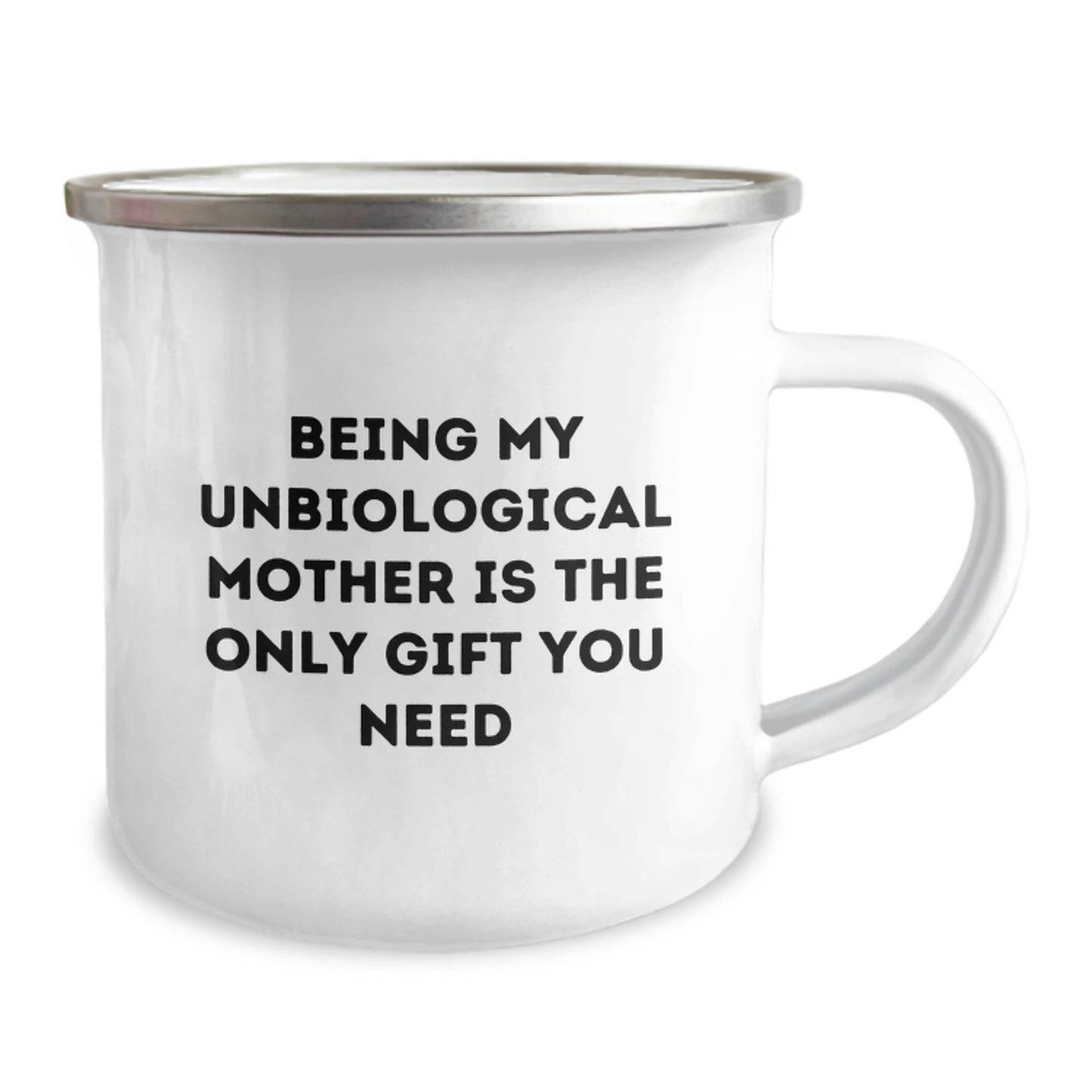 Funny Unbiological Mother Gifts from Family Members, Being My Unbiological Mother Is The Only Gift You Need Graduation Unique Gifts for Unbiological Mother - Image 2
