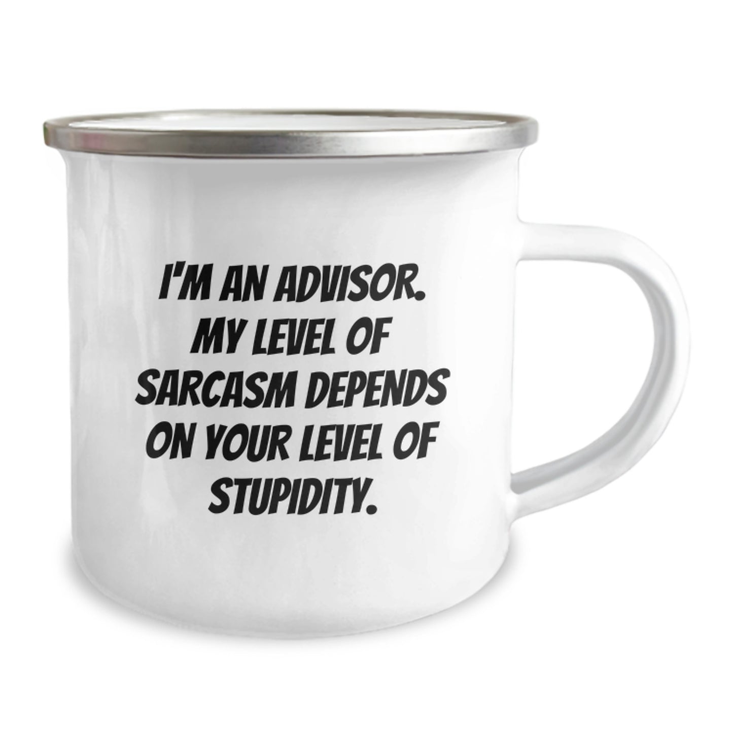 Funny Advisor Gifts for Men - Camping Mug, Graduation Unique Gifts from Friends - Image 2