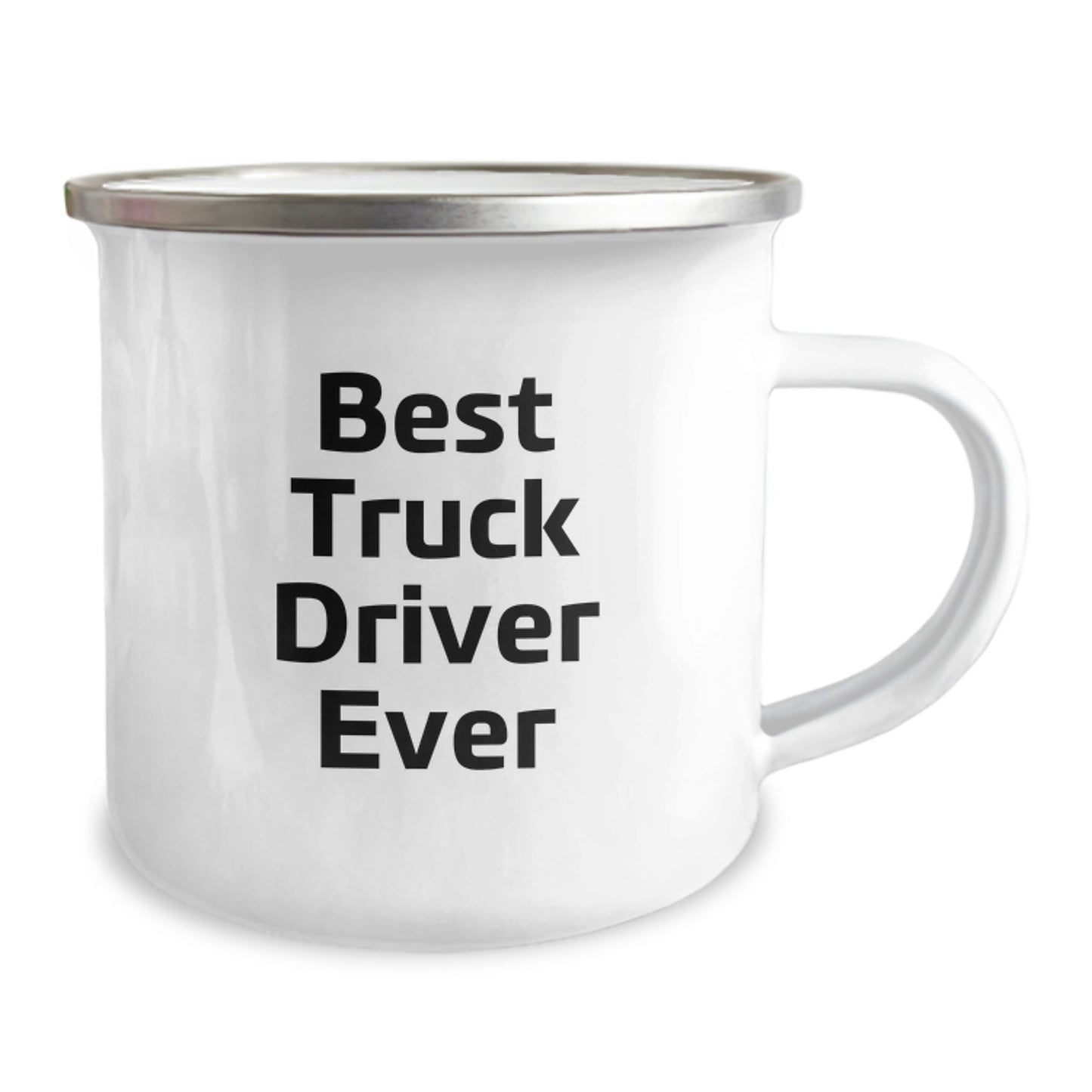 Funny Truck Driver Gifts for Men from Best Truck Driver Ever Camping Mug Stainless Steel with Enamel Finish Christmas Unique Presents - Image 2