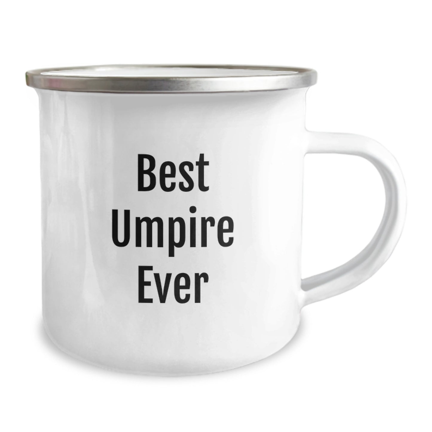 Funny Umpire Gifts for Him, Best Umpire Ever Christmas Unique Gifts, Camping Mug for Men, Enamel Finish - Image 2