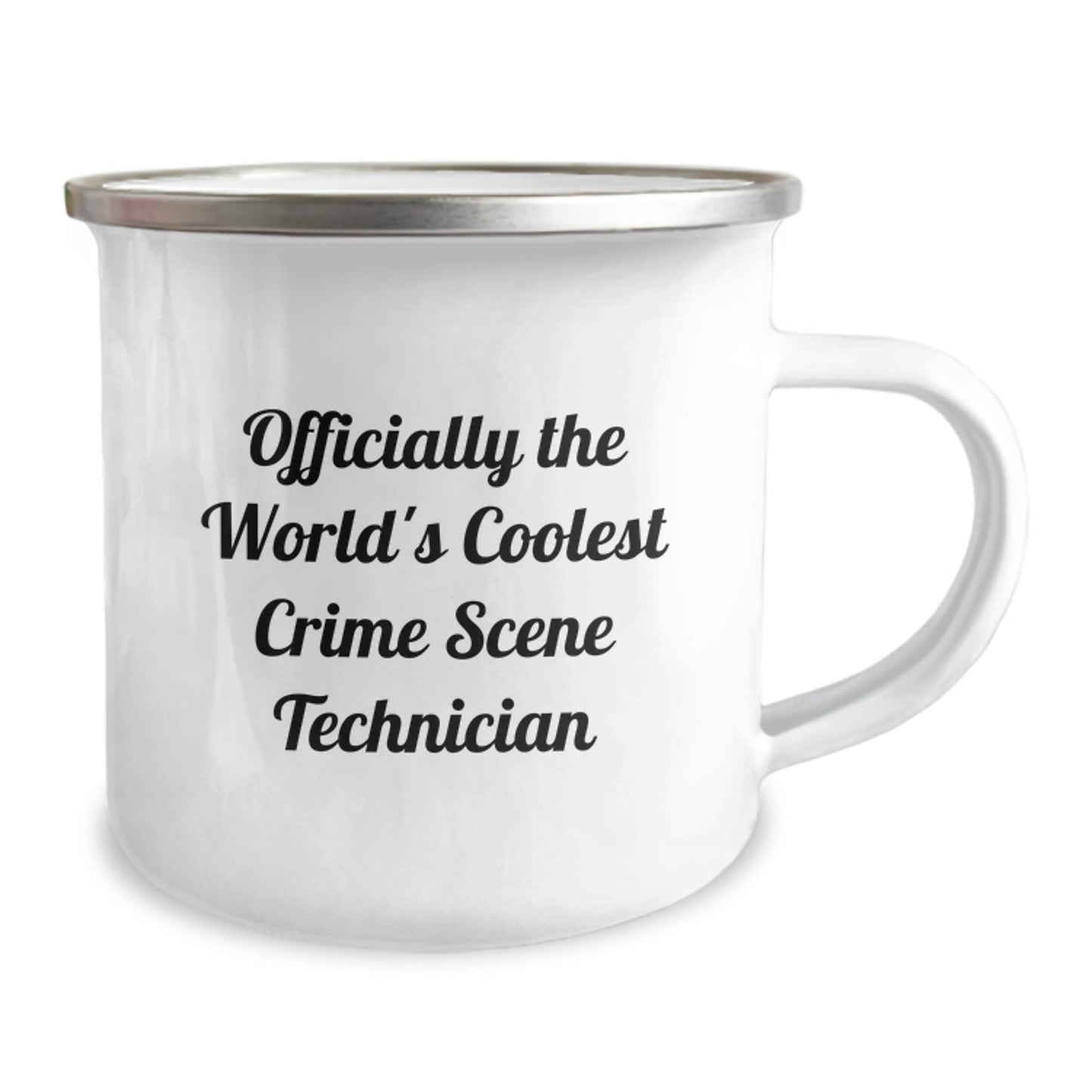 Funny Crime Scene Technician Gifts for Him, Officially The Worlds Coolest Crime Scene Technician Camping Mug, Unique Graduation Unique Gifts from Men to Friends - Image 2
