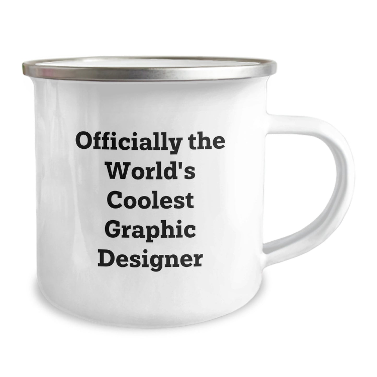 Funny Graphic Designer Gifts, Officially The World's Coolest Camping Mug, Birthday Unique Gifts from Friends to Graphic Designers, Gifts for Graphic Designers - Image 2