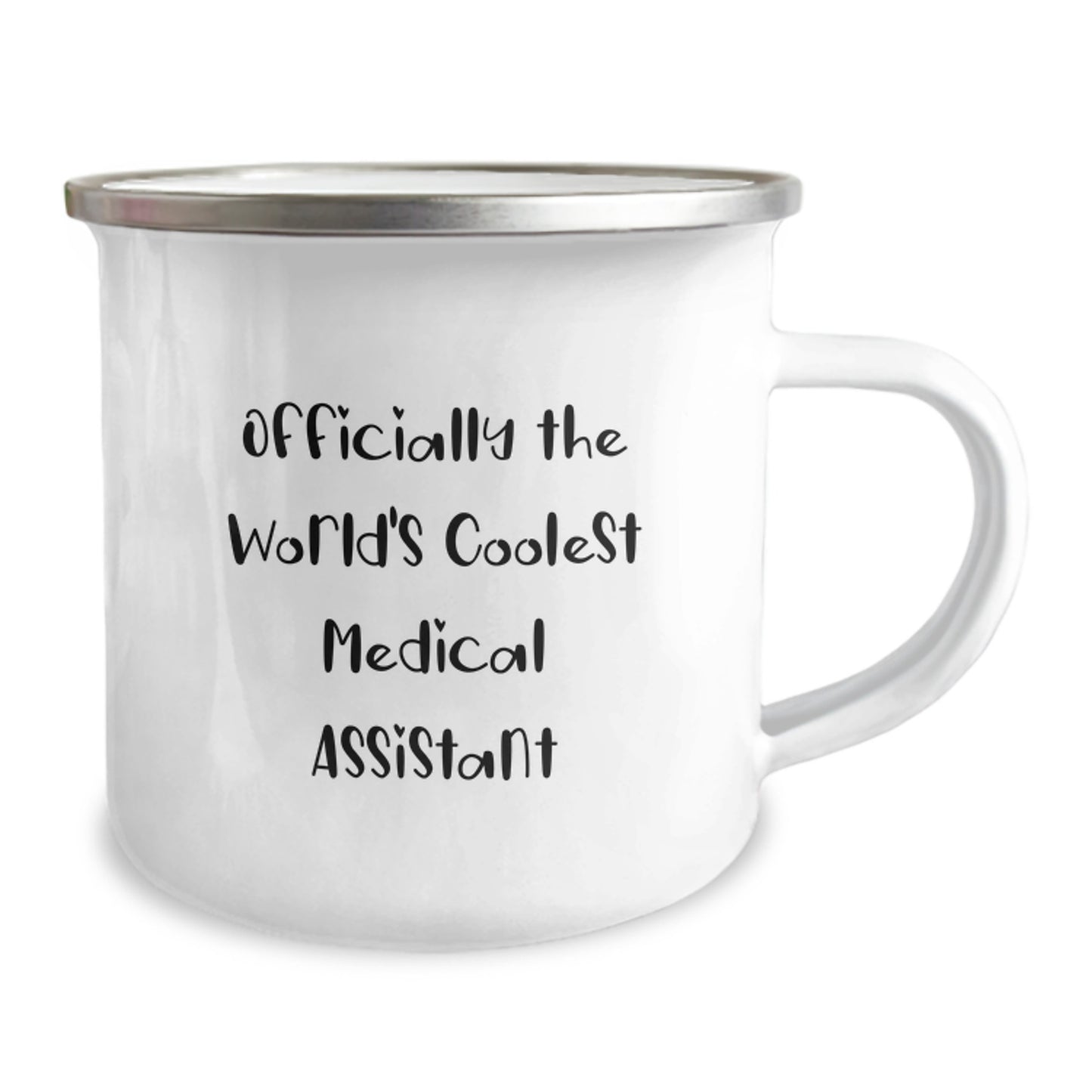 Funny Medical Assistant Gifts from Friends for Graduation Unique Commemorative Camping Mugs, Officially The World's Coolest Medical Assistant - Image 2
